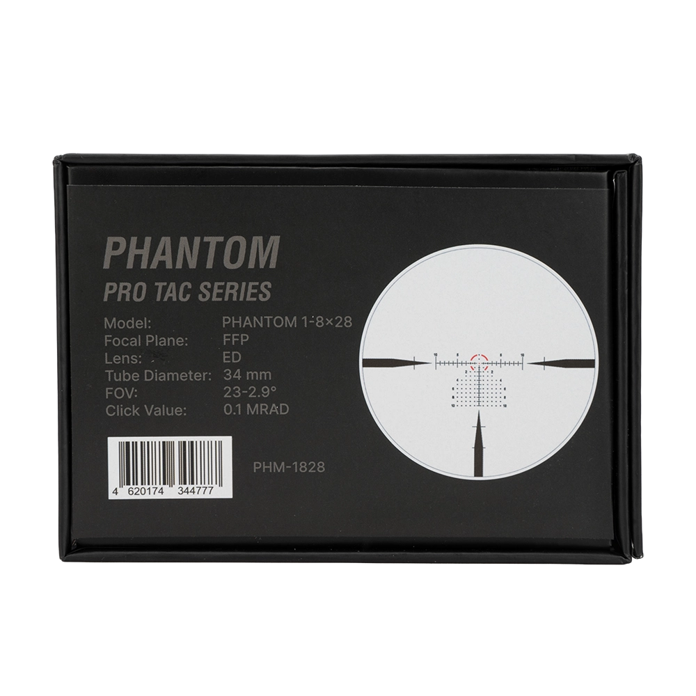 Прицел оптический REMINGTON PHANTOM 1-8x28 ED FFP IR 34мм 0.1 MRAD