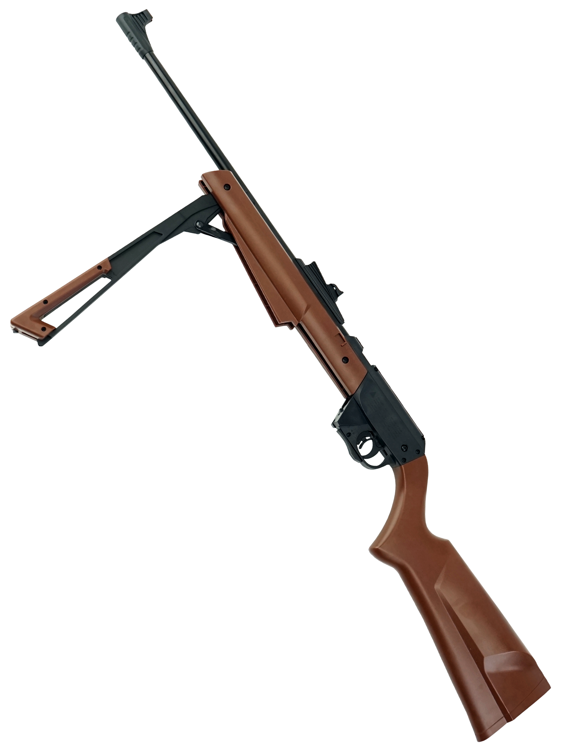 Пневматическая винтовка Borner Flex Shot Multi-Pump, Brown (пластик, 3 Дж) 4,5 мм