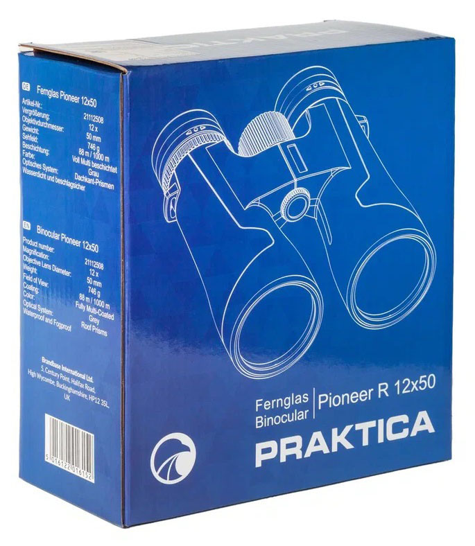 Бинокль Praktica Pioneer R 12x50 водозащита