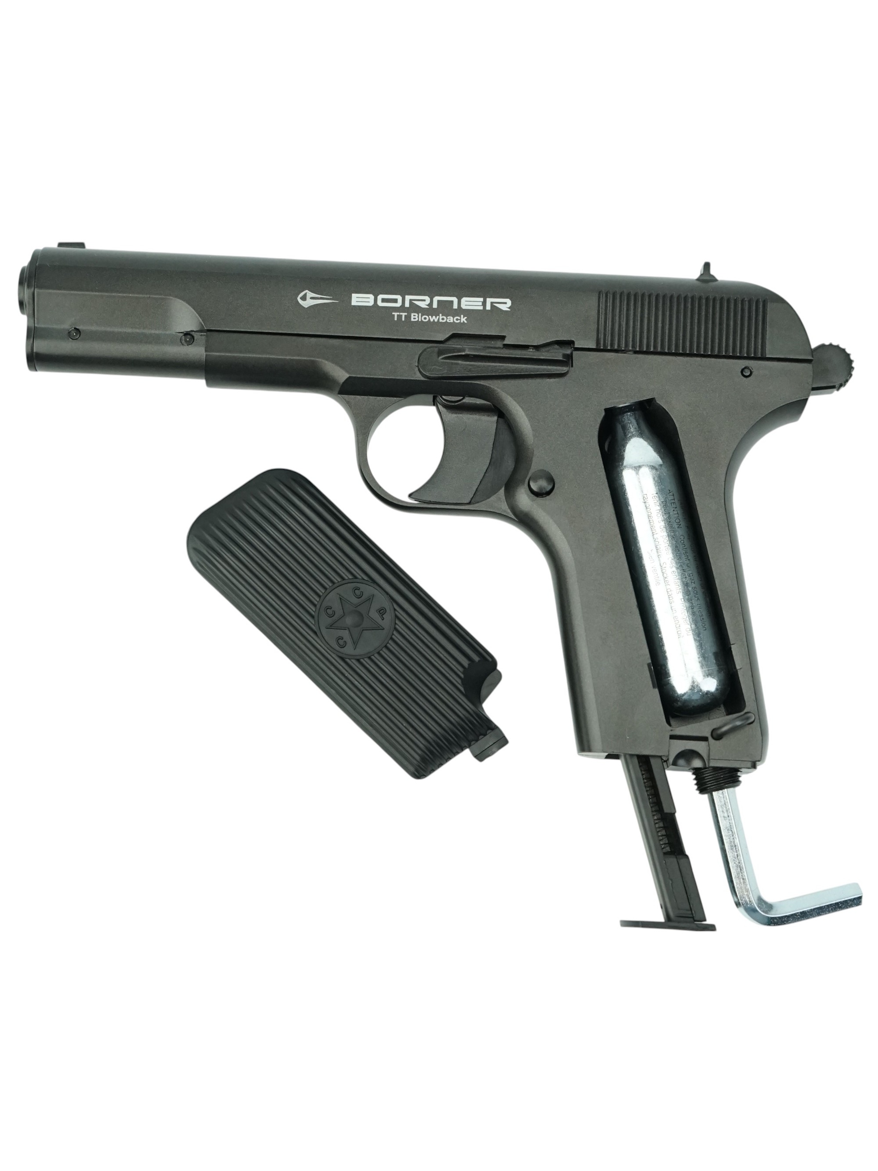 Пневматический пистолет Borner TT Blowback (Токарева)