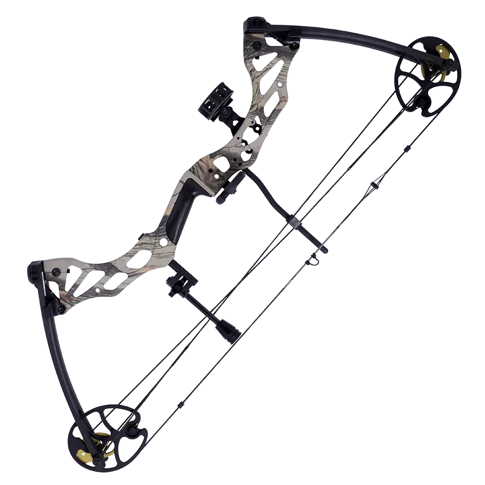 Блочный лук Man Kung Fossil NCB75 (камуфляж God Camo, комплектация)