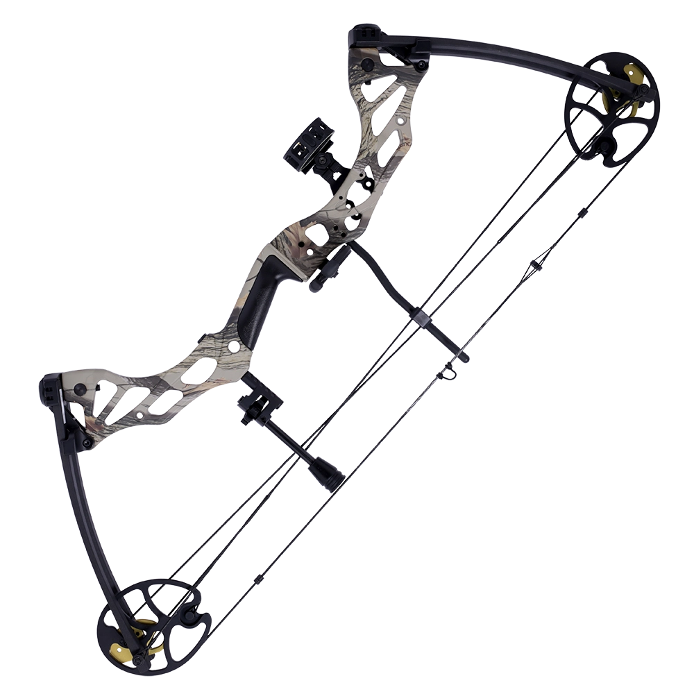 Блочный лук Man Kung Fossil NCB75 (камуфляж God Camo, комплектация)