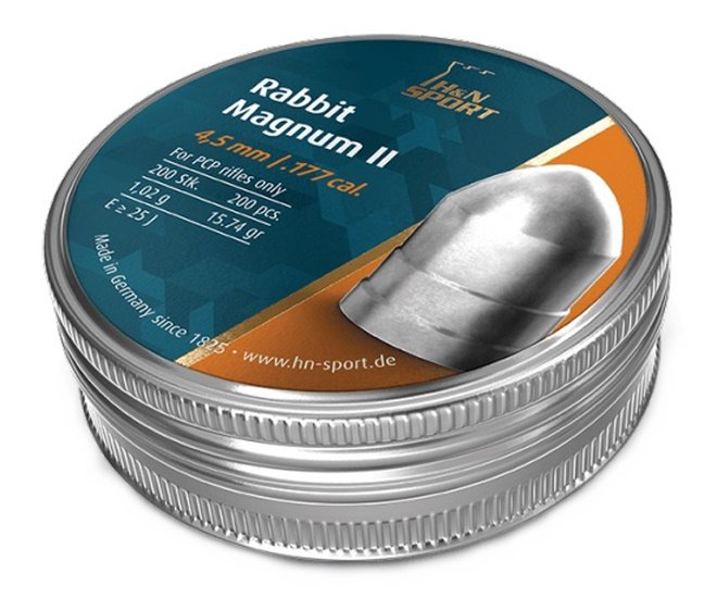 Пули пневматические H&N Rabbit Magnum II 4,5 мм, 1,02 г (200 штук)
