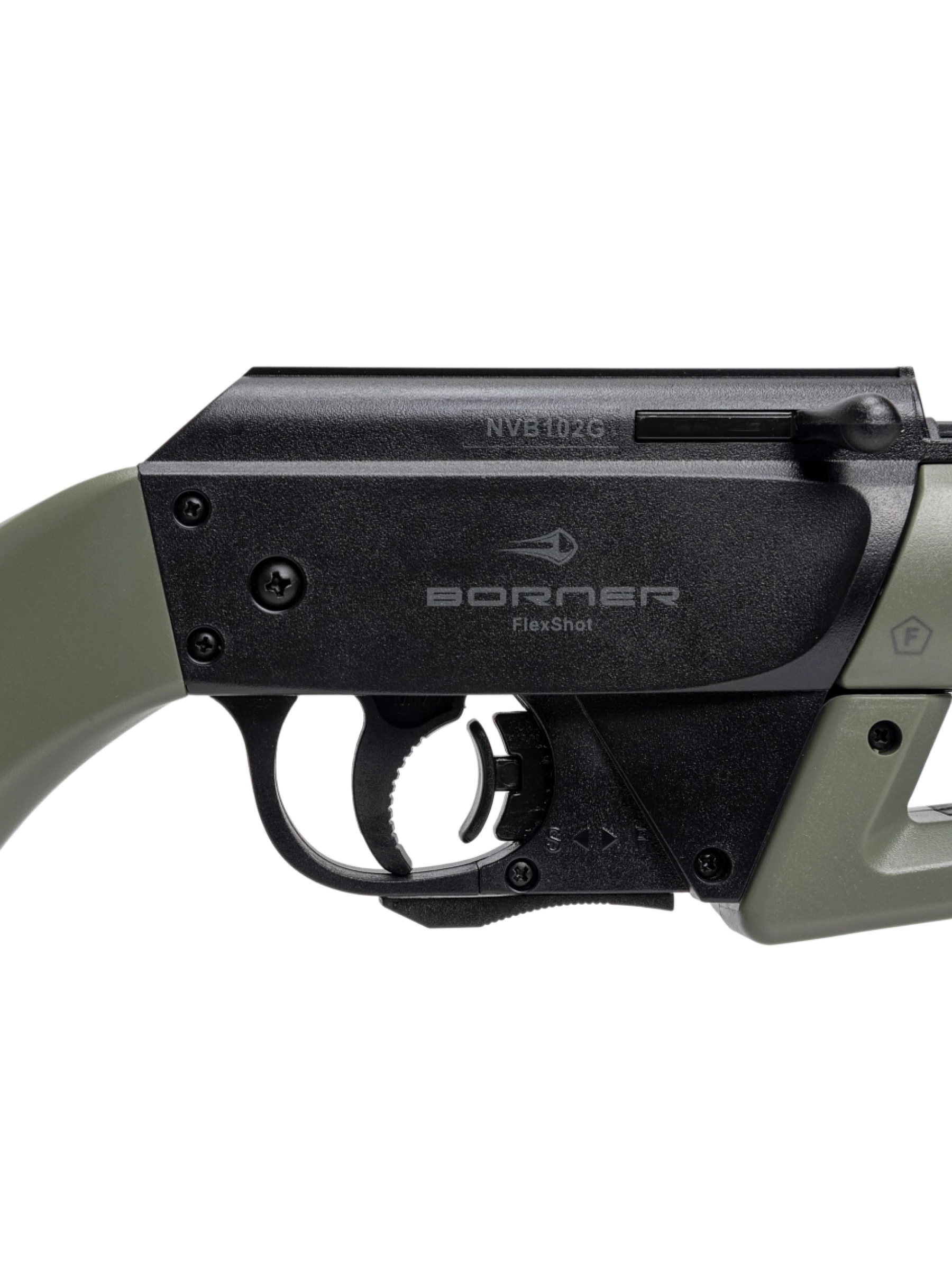 Пневматическая винтовка Borner Simple Strike Pump, Green (пластик, 3 Дж) 4,5 мм