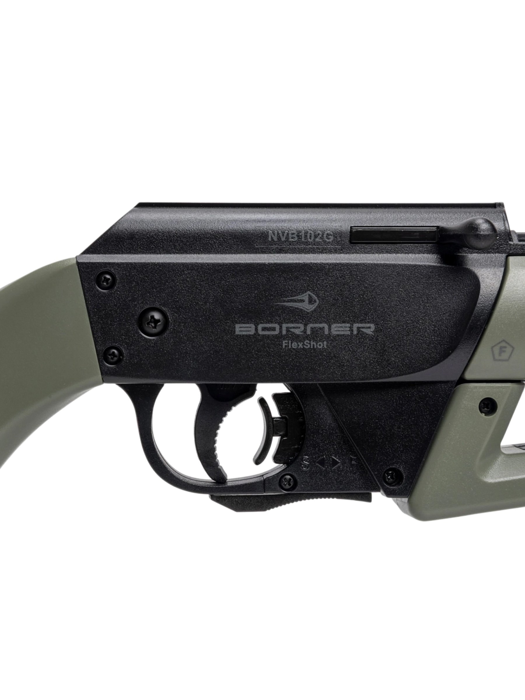 Пневматическая винтовка Borner Simple Strike Pump, Green (пластик, 3 Дж) 4,5 мм