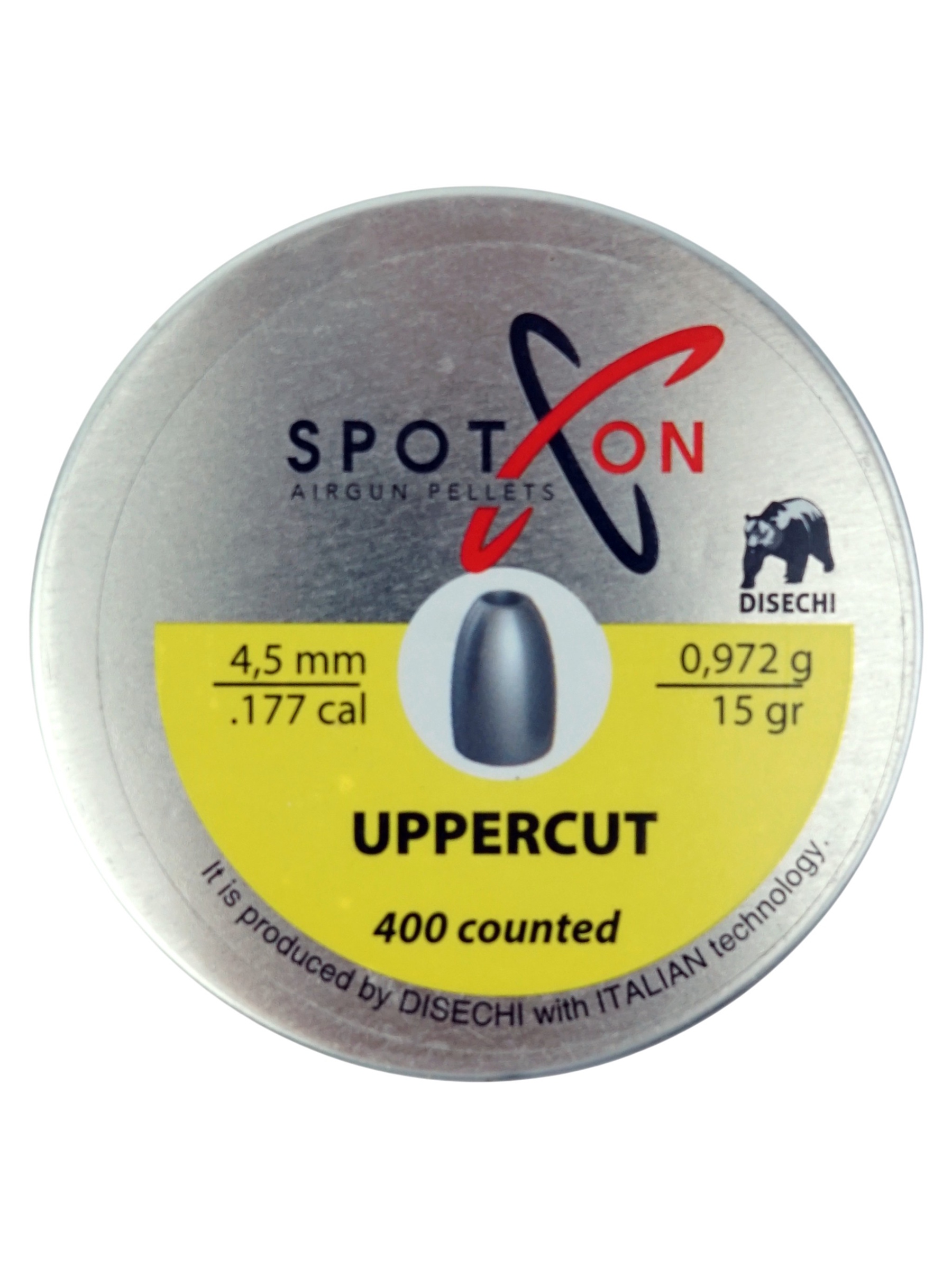Пули пневматические SPOTON Uppercut 4,5 мм, 0,97 г (400 штук)