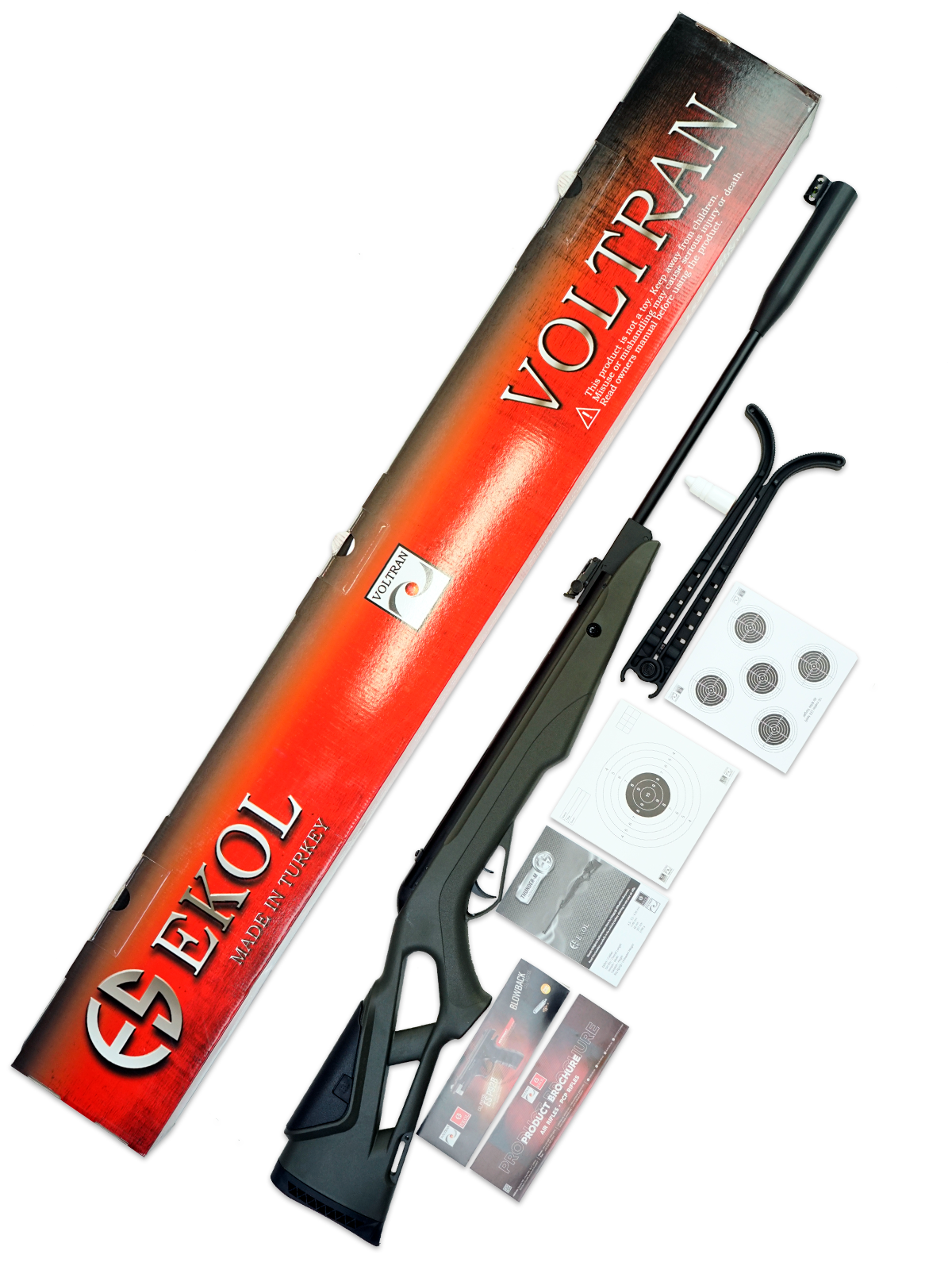 Винтовка пневм. EKOL THUNDER-M ES 450 Хаки, кал. 4,5 мм, 3 Дж
