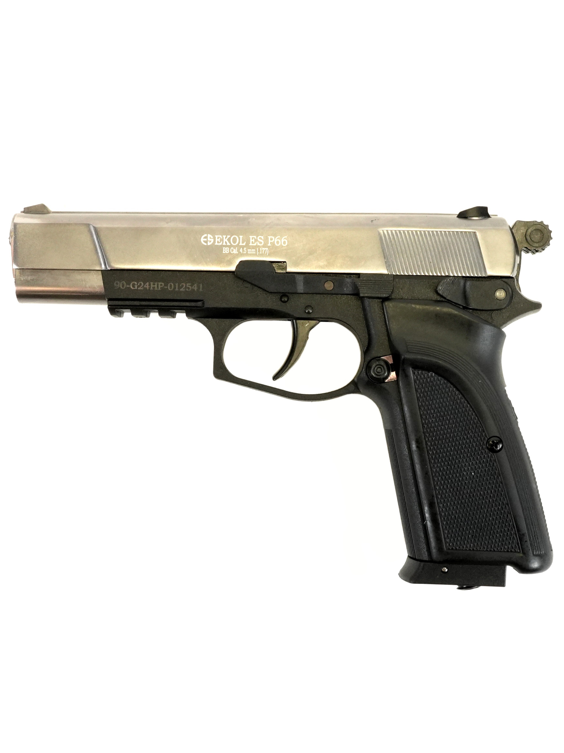 Пистолет пневм. EKOL ES P66 FUME, (никель) кал. 4,5 мм, 3 Дж