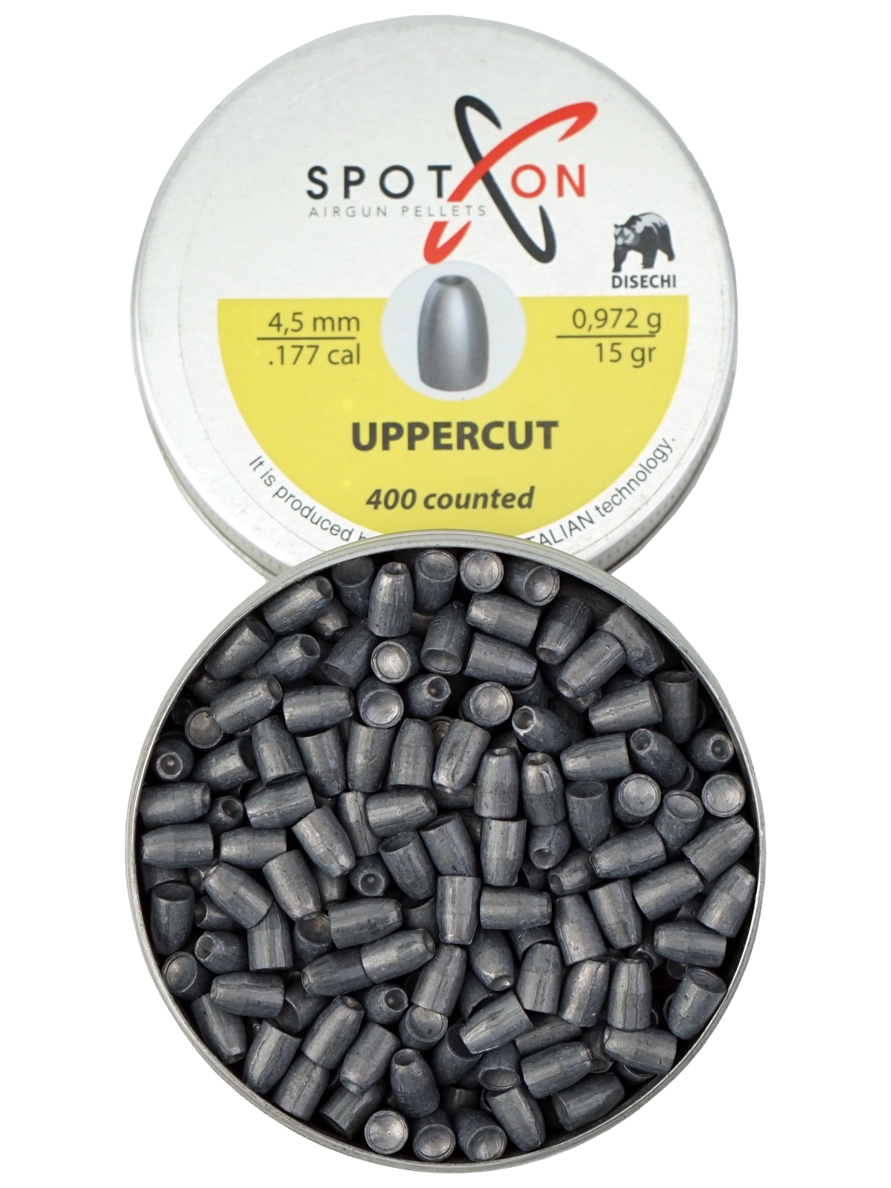 Пули пневматические SPOTON Uppercut 4,5 мм, 0,97 г (400 штук)