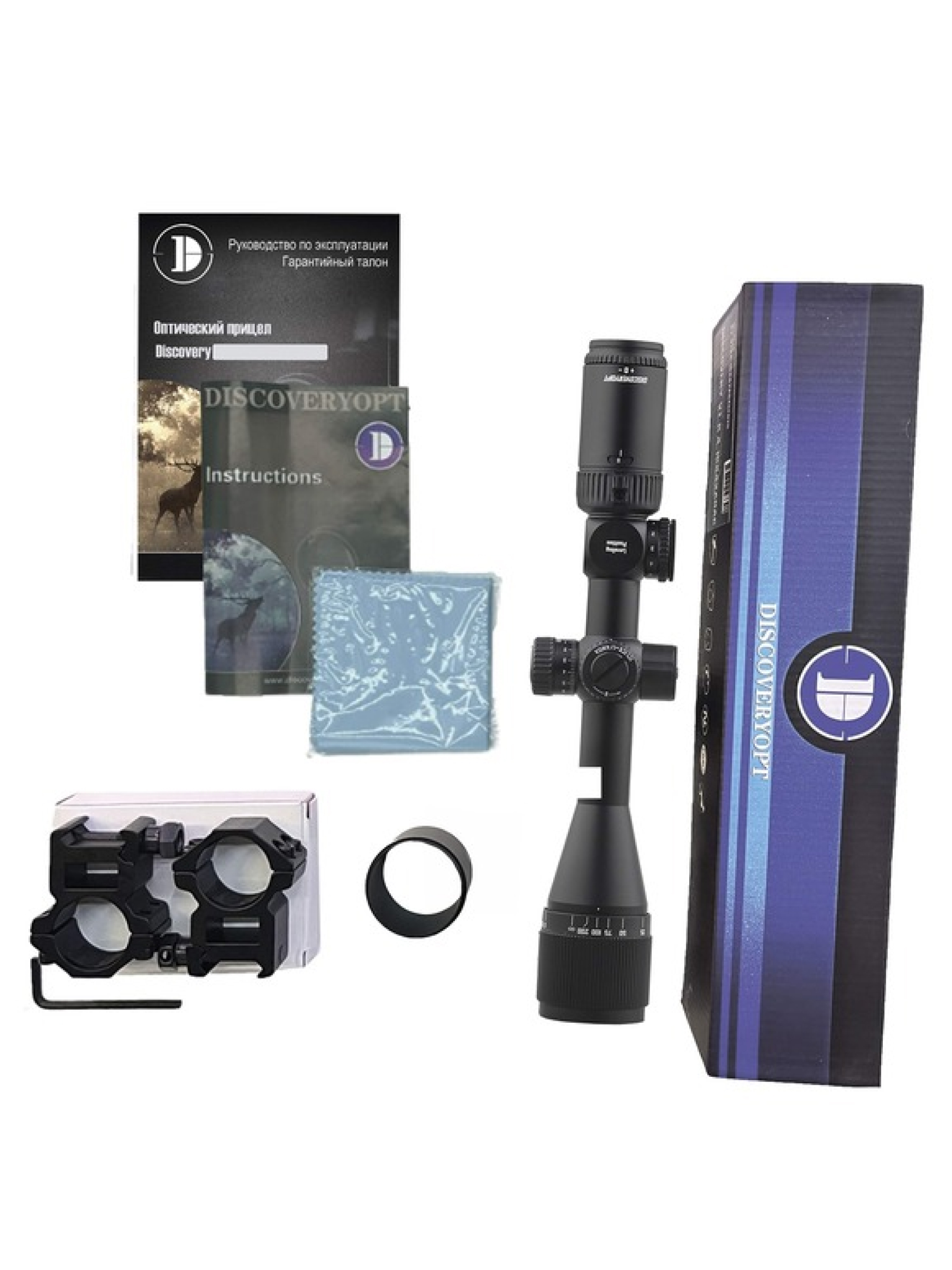 Оптический прицел Discovery MS 6-24X42AOAC, 25,4 мм, подсветка, на Weaver