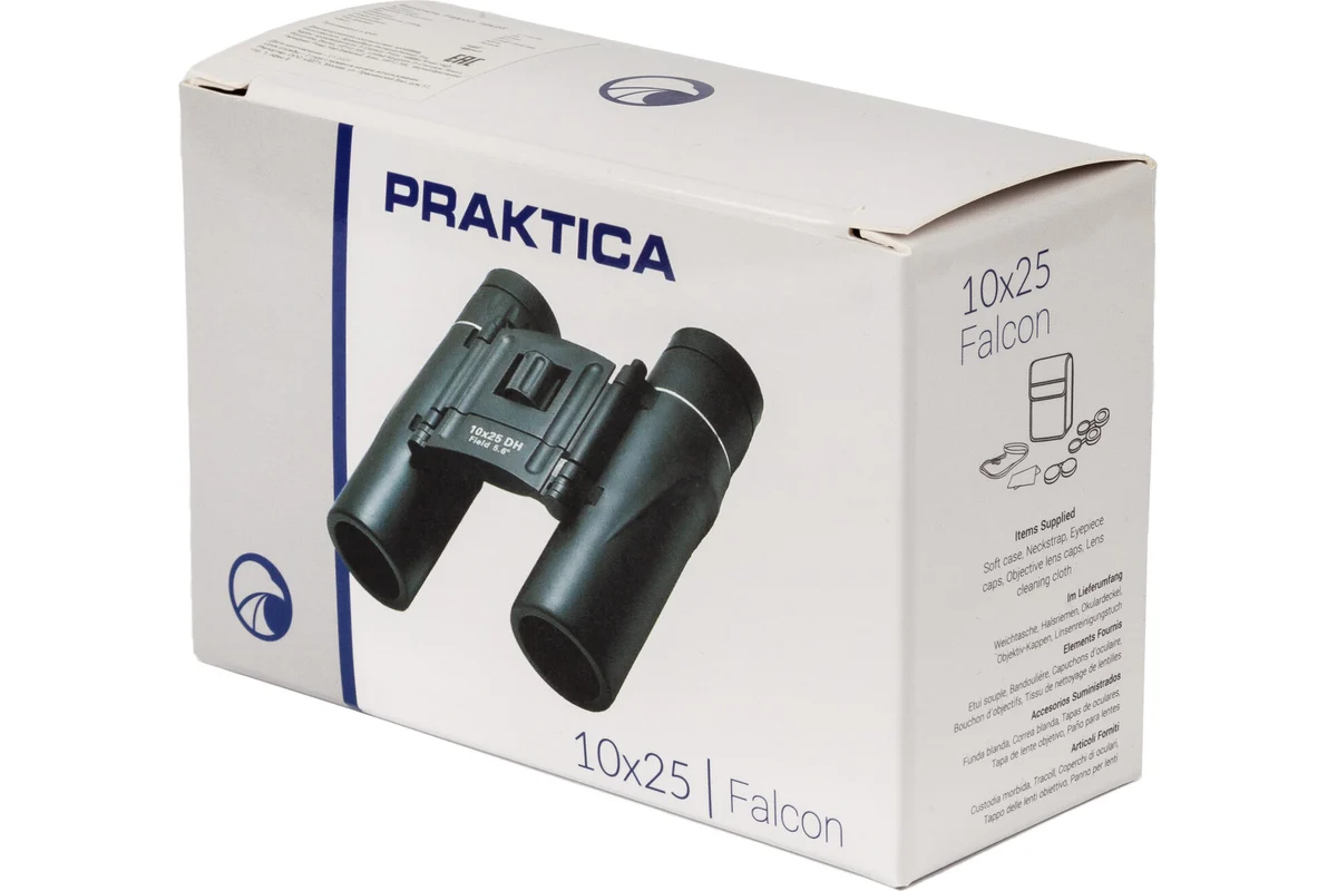Бинокль Praktica Falcon 10x25 черный