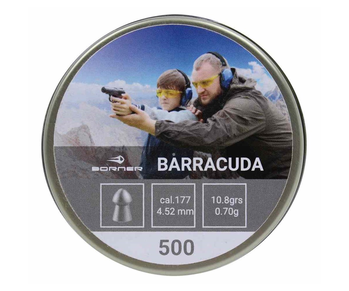 Пули пневматические Borner Barracuda 4,5 мм, 0,70 г (500 штук)
