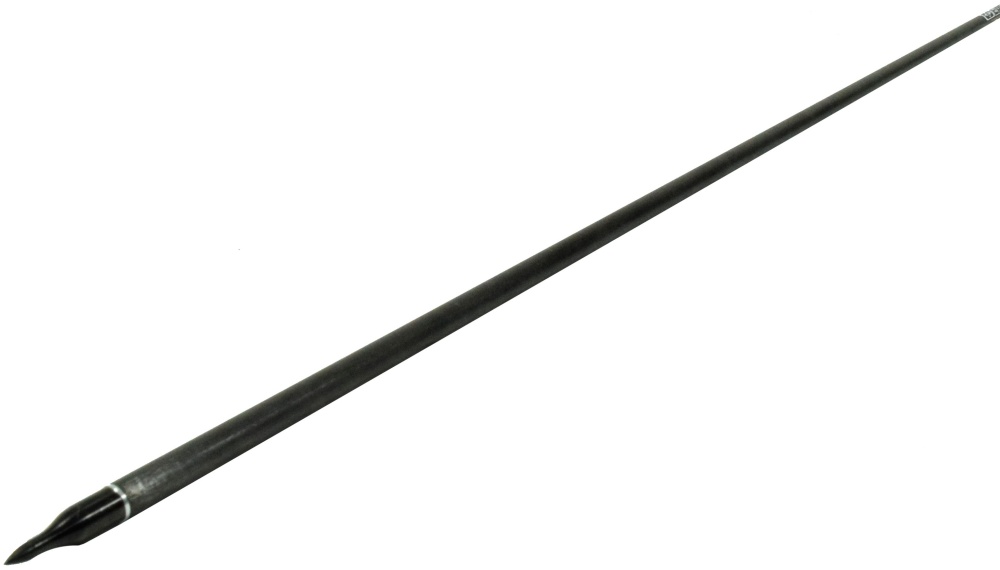 Стрела лучная Man Kung, карбон, черная, 30" (76,2 см), Ø7.5 мм, spine 330, 25 г