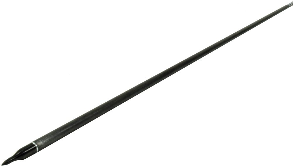 Стрела лучная Man Kung, карбон, черная, 30" (76,2 см), Ø7.5 мм, spine 330, 25 г