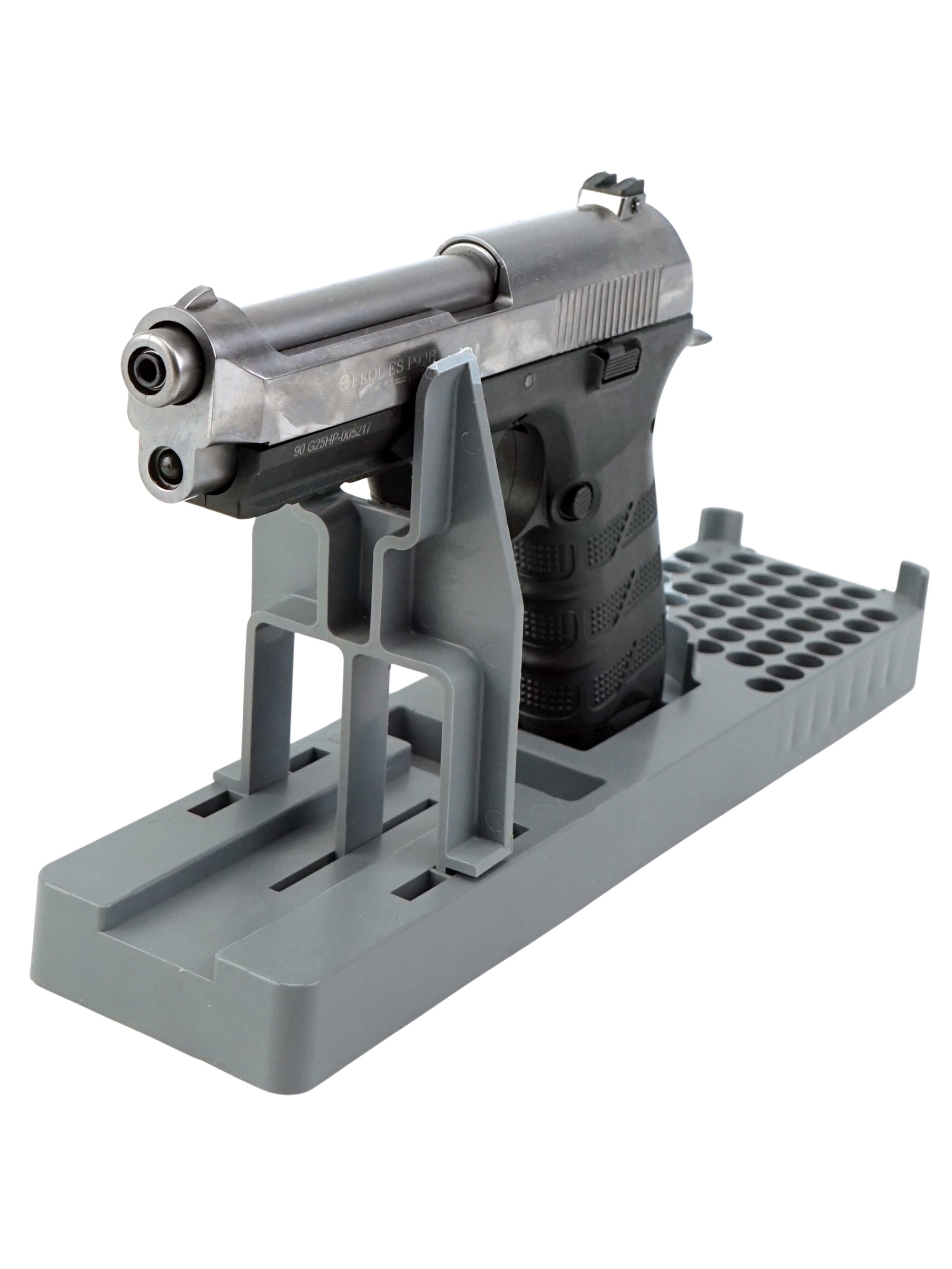 Пистолет пневм. EKOL ES P92 B FUME, (никель) (Blowback) кал. 4,5 мм, 3 Дж