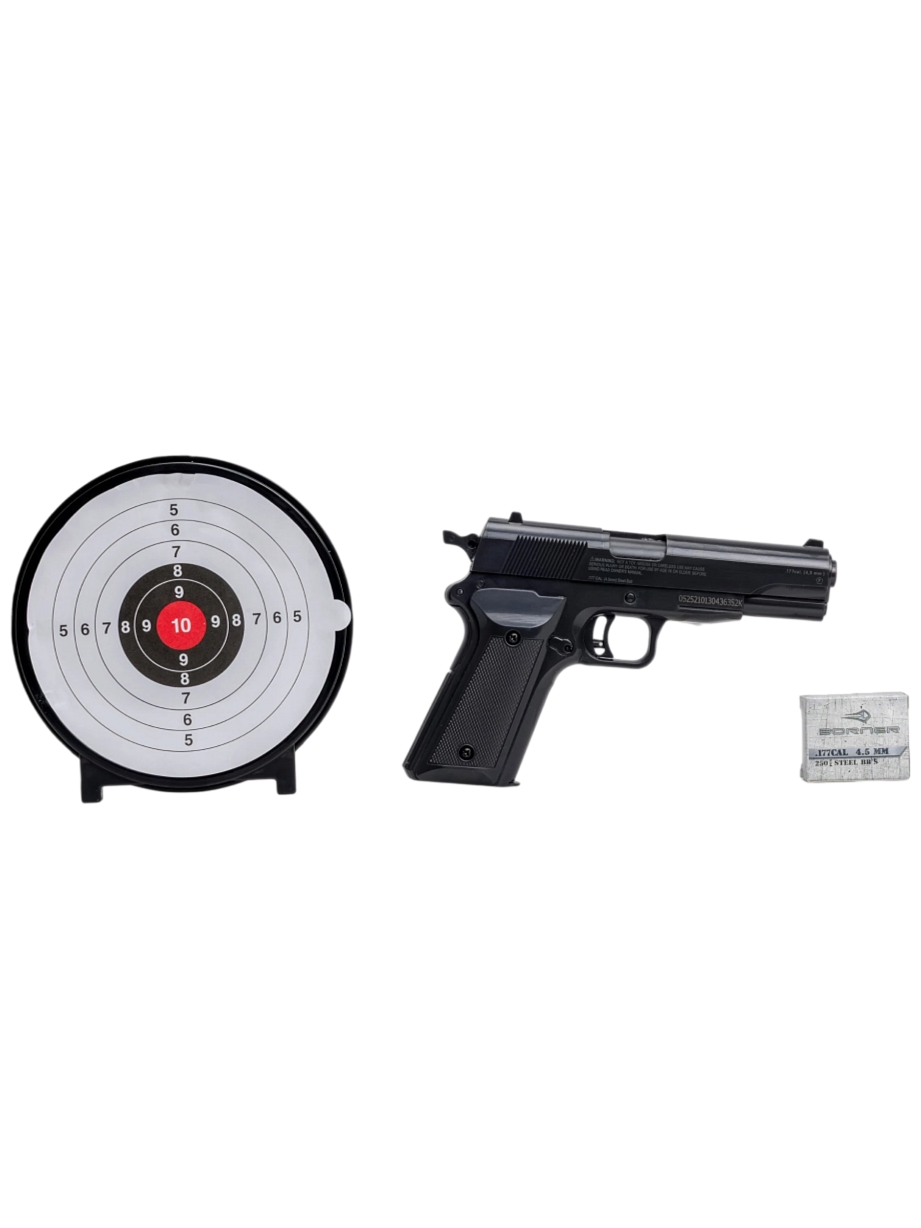 Пневматический пистолет Borner Easy Spring (Colt 1911, пластик)