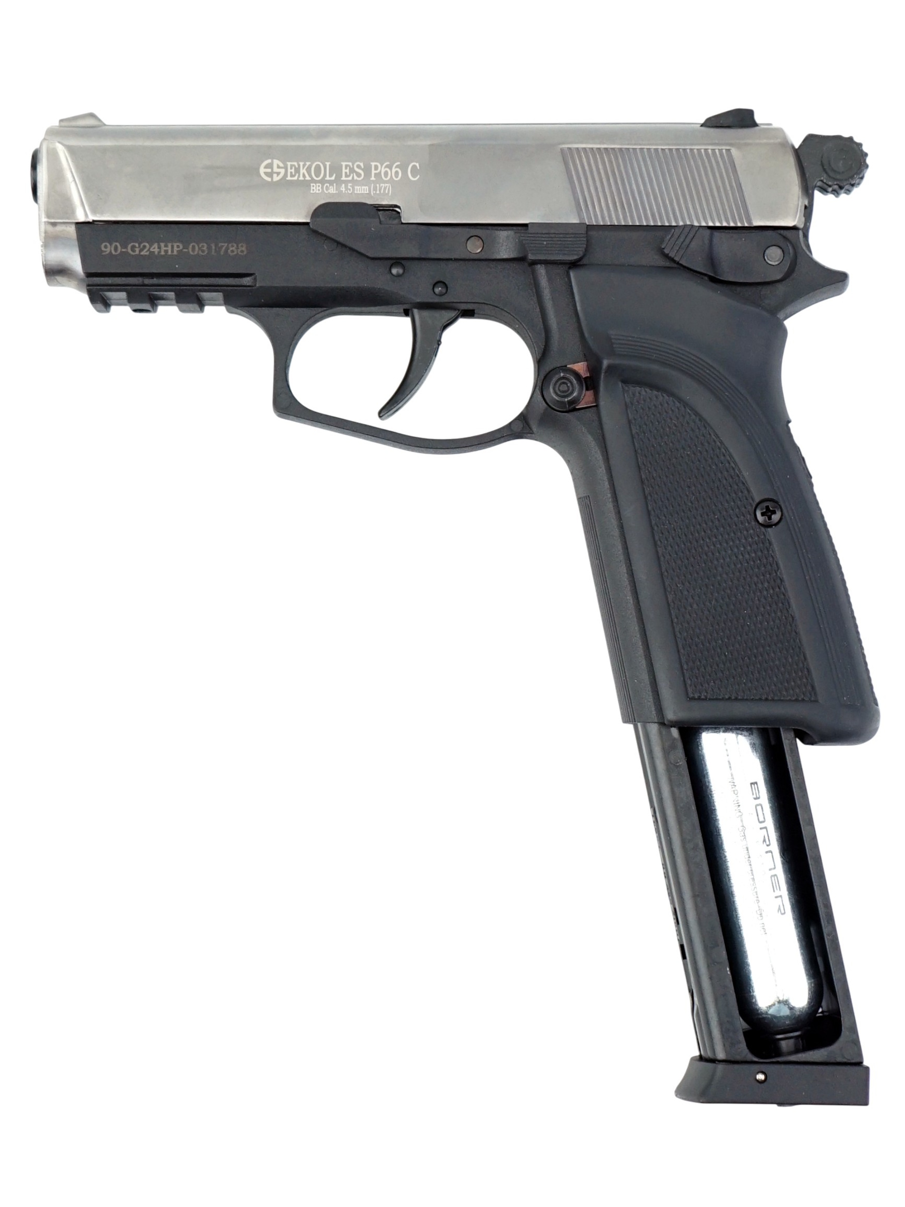 Пистолет пневм. EKOL ES P66 C Black, (металл) кал. 4,5 мм, 3 Дж
