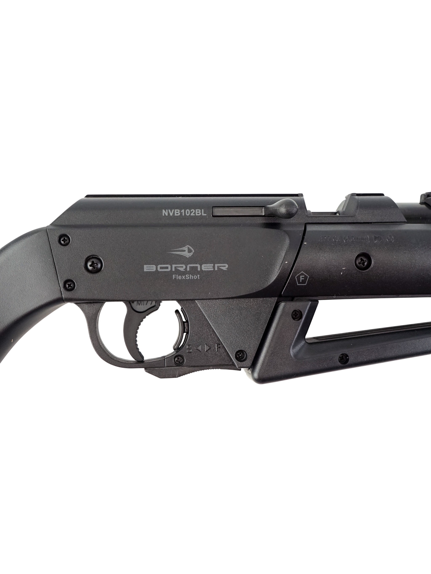 Винтовка пневматическая Borner Simple Strike Pump, Black ( пластик, 3 Дж ) 4.5 мм