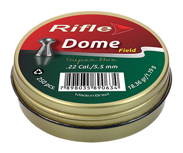 Пули пневматические Rifle Field Series Dome 5,5 мм, 1,19 г (250 штук)