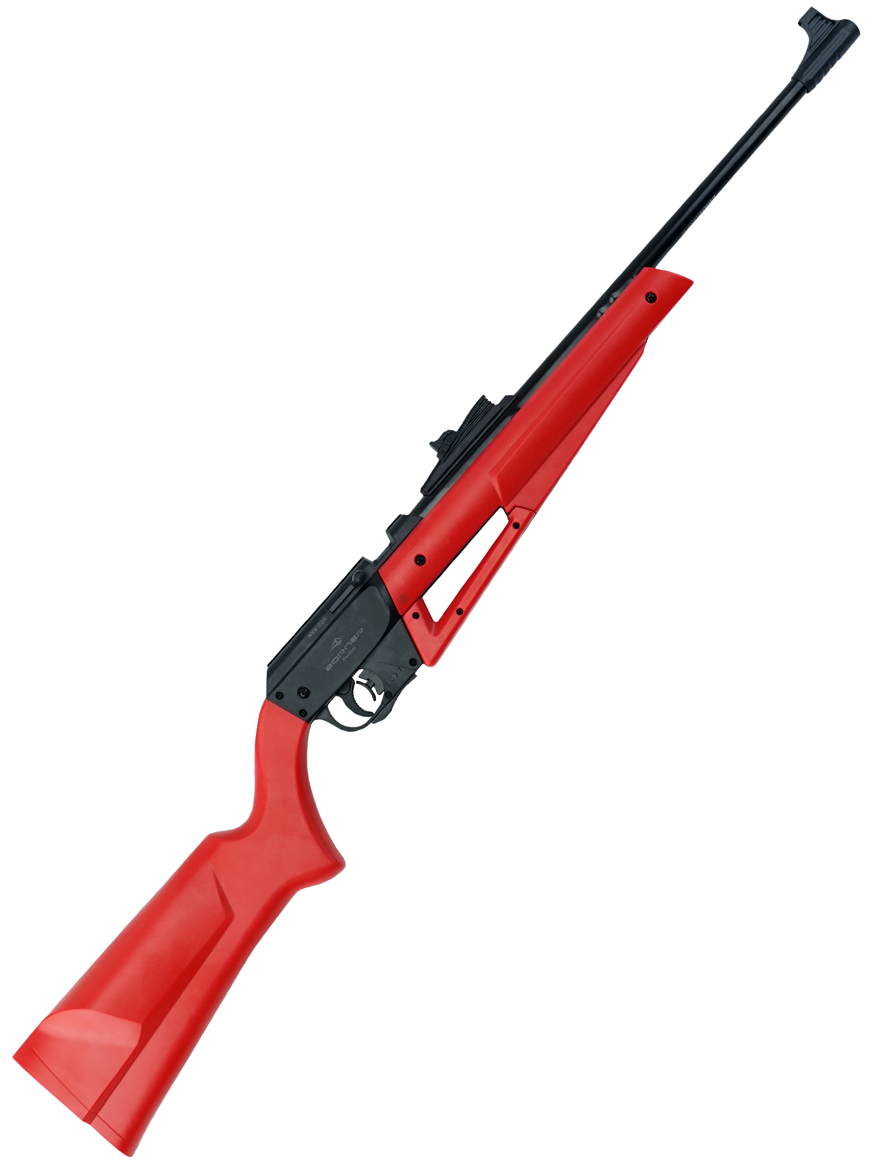 Пневматическая винтовка Borner Simple Strike Pump, Red (пластик, 3 Дж) 4,5 мм