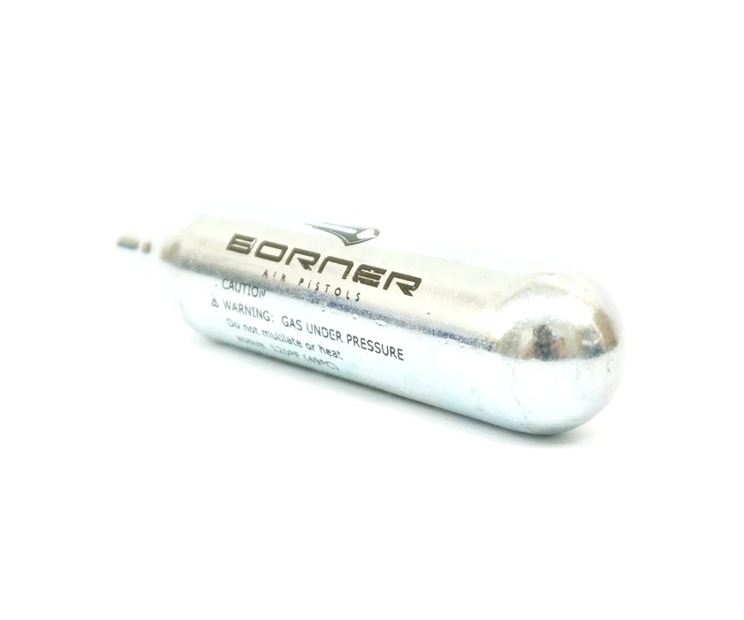 Баллончик CO₂ Borner для пневматики, 12 г, с логотипом