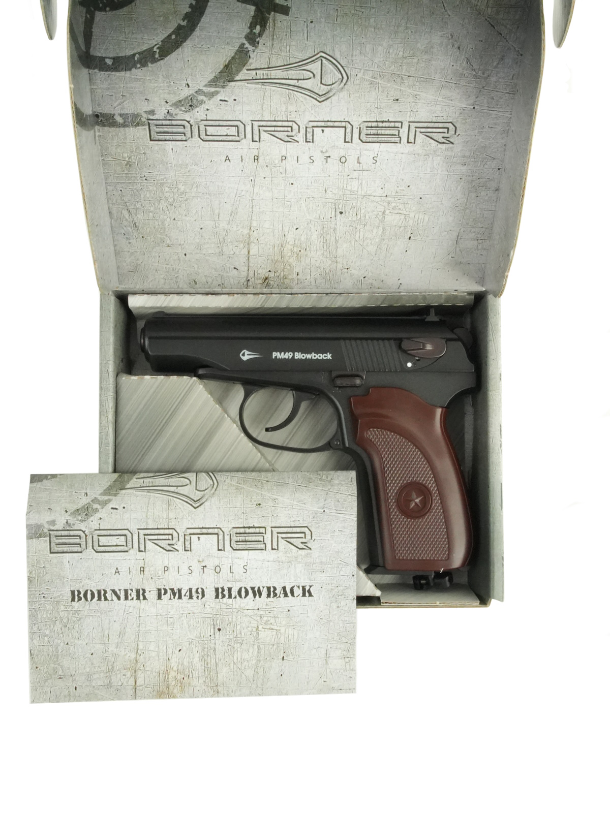 Пистолет пневм. BORNER PM49 (Blowback), кал. 4,5 мм