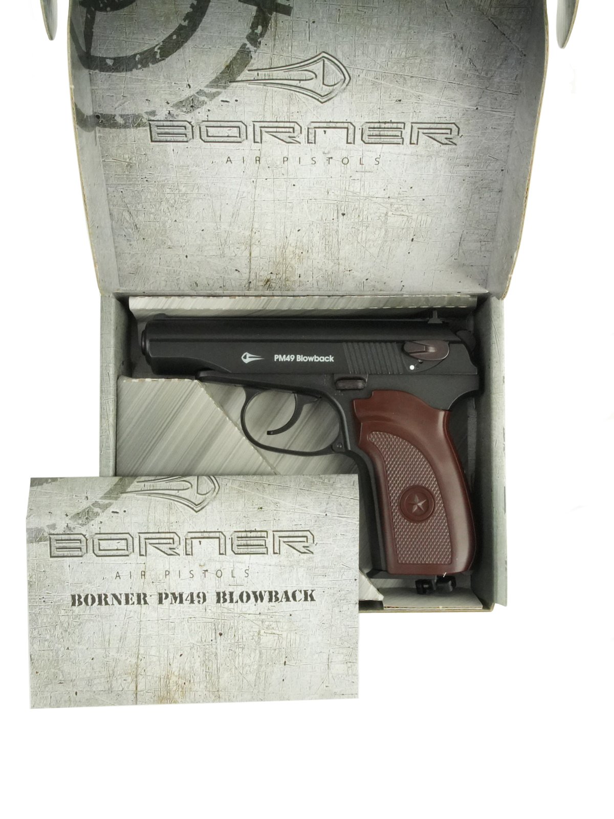 Пневматический пистолет Borner PM49 Blowback – ПМ (Макарова)