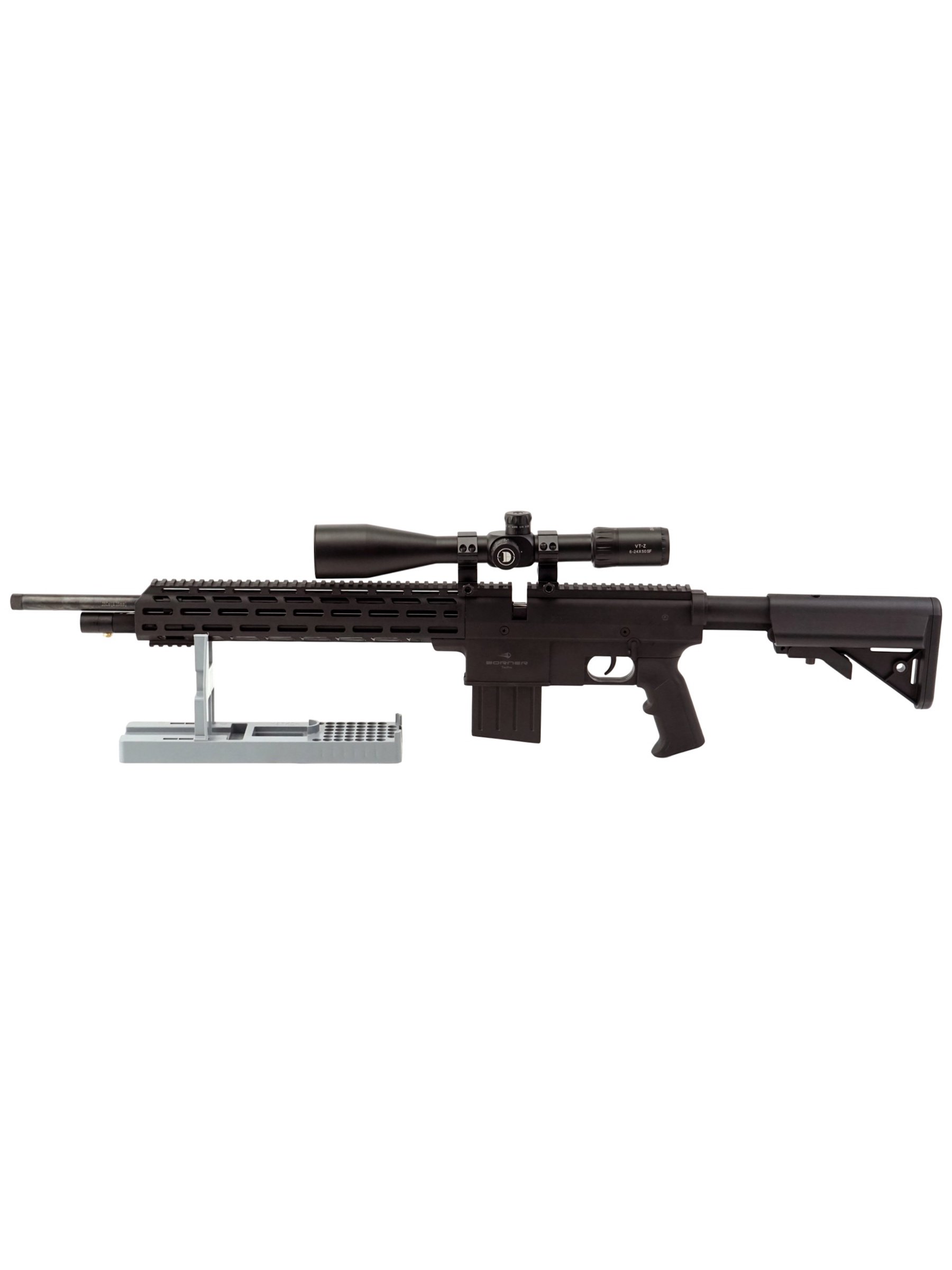 Пневматическая винтовка Borner Tac Pro (пластик, PCP, 3 Дж) 6,35 мм