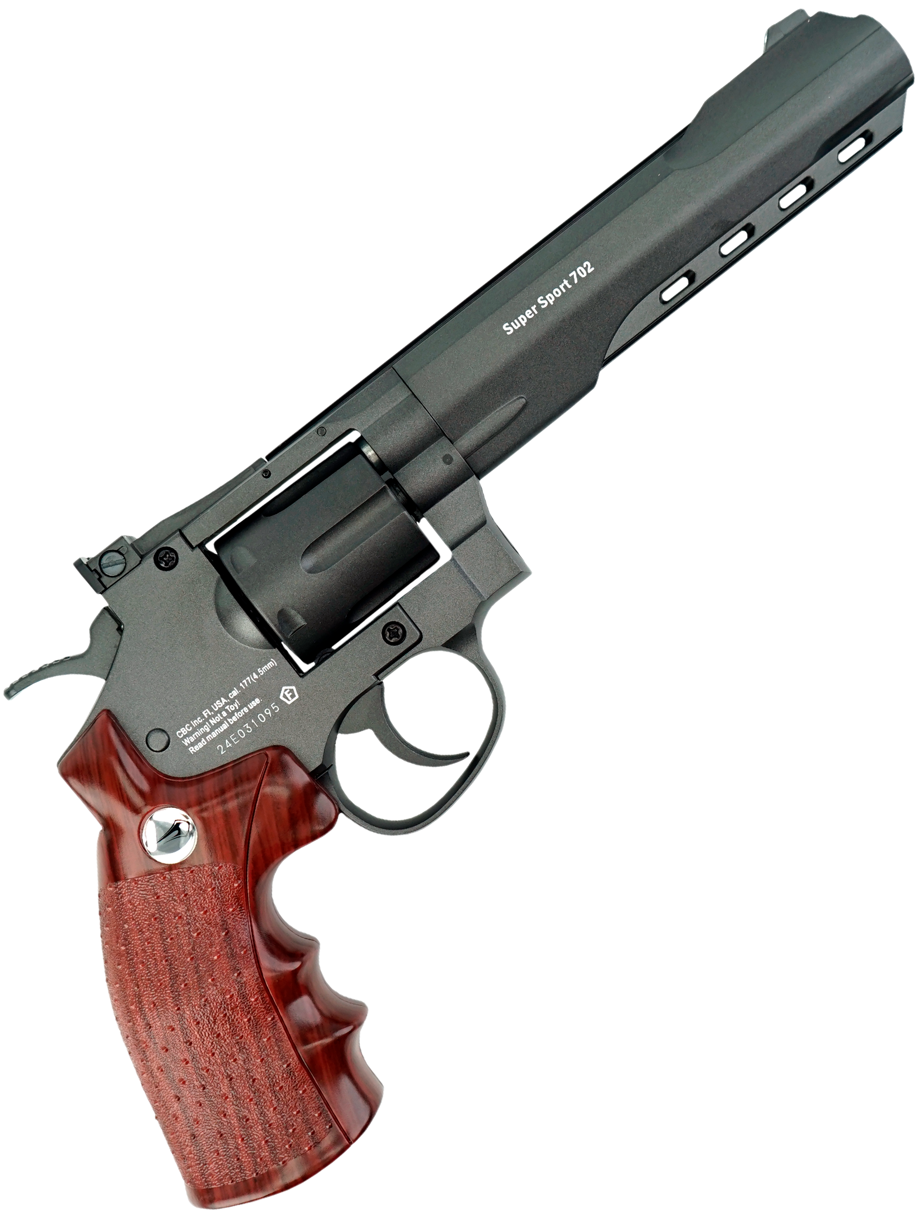 Револьвер пневматический BORNER Super Sport 702 (картриджи 6 шт.) 4.5 мм