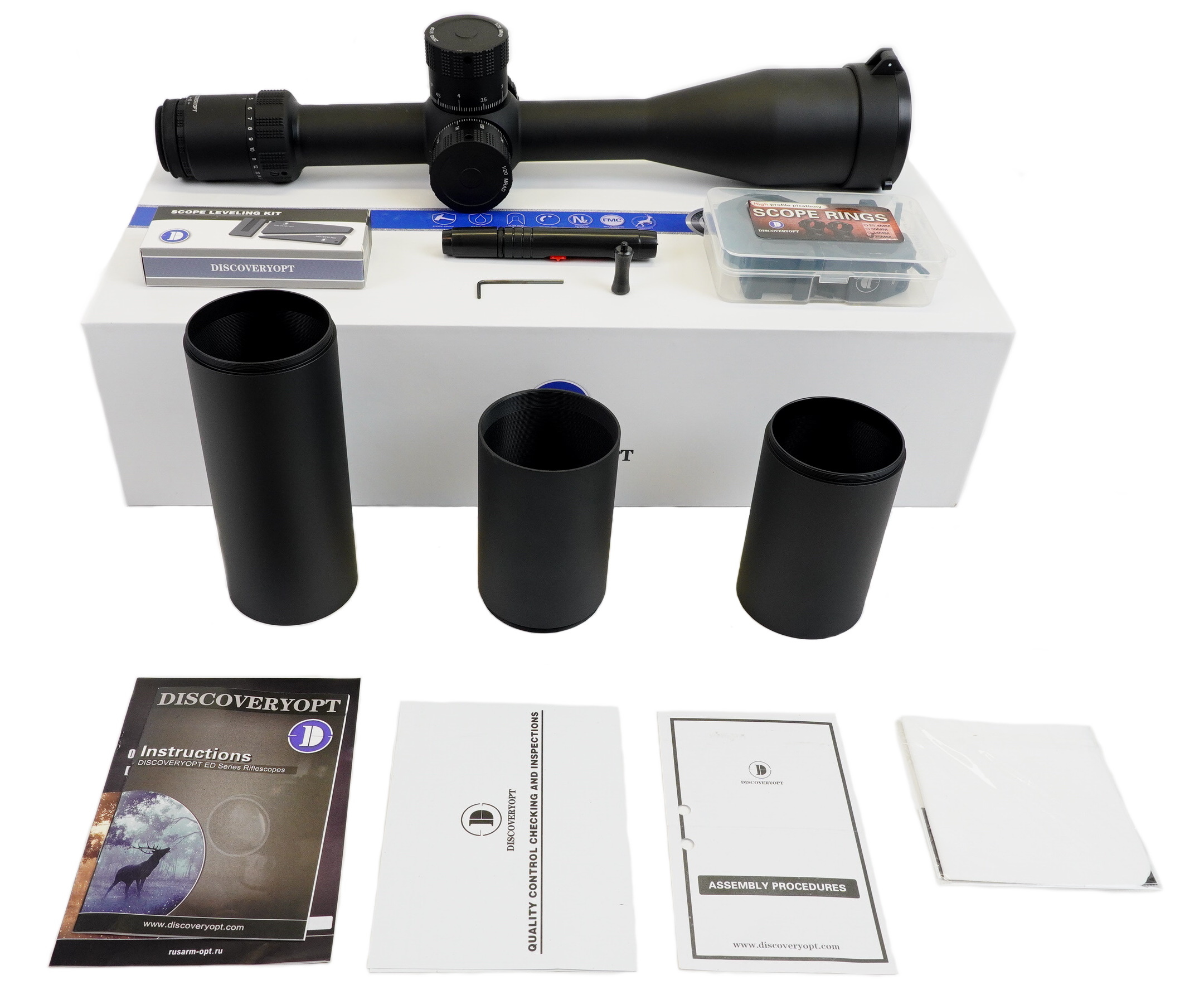 Оптический прицел Discovery ED-ELR 5-40x56SFIR, 35 мм, подсветка, на Weaver