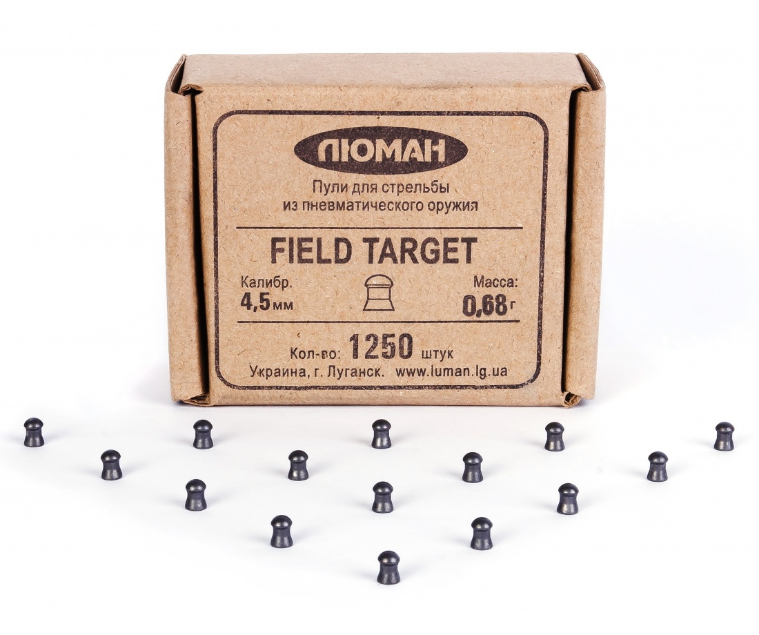 Пули пневматические «Люман» Field Target 4,5 мм, 0,68 г (1250 штук)
