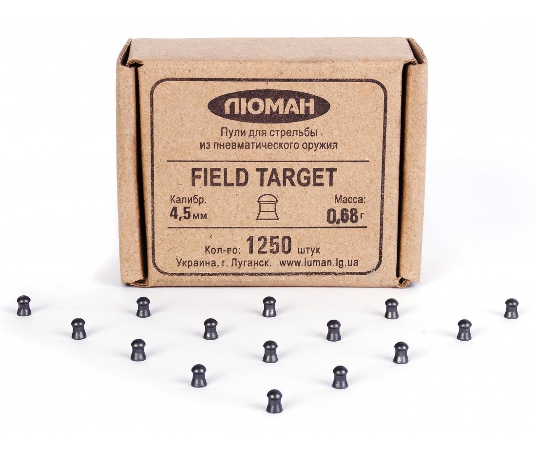 Пули пневматические «Люман» Field Target 4,5 мм, 0,68 г (1250 штук)