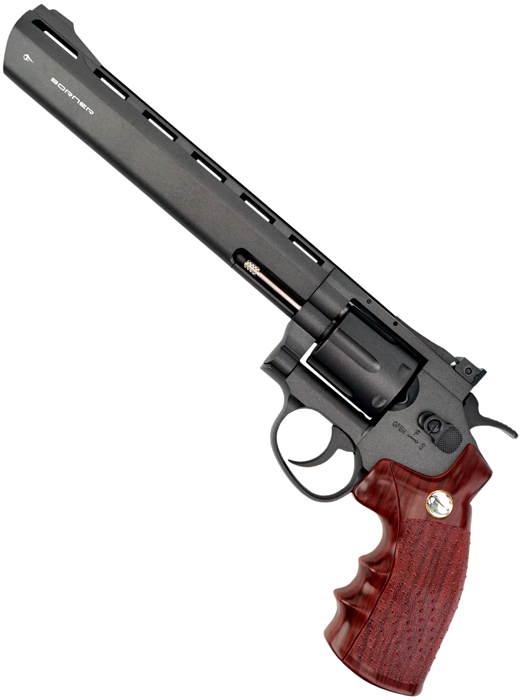 Револьвер пневм. BORNER Super Sport 703, кал. 4,5 мм (с картриджи 6 шт.)
