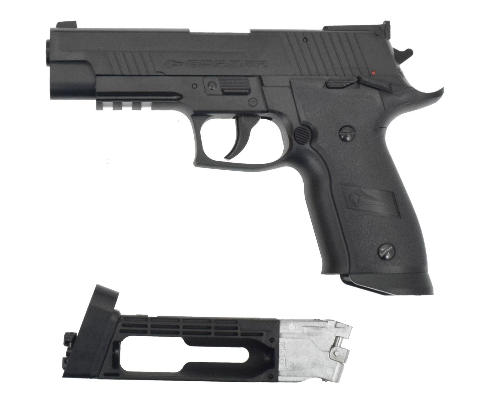 Пистолет пневм. BORNER Z122 (SS P226), кал. 4,5 мм
