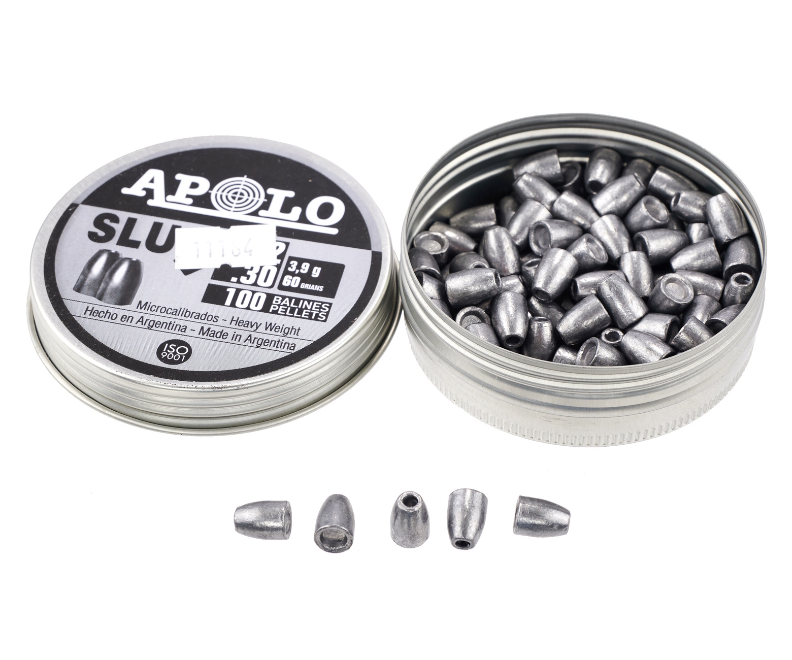 Пули пневматические Apolo Slug 7,62 мм, 3,9 г (100 штук)