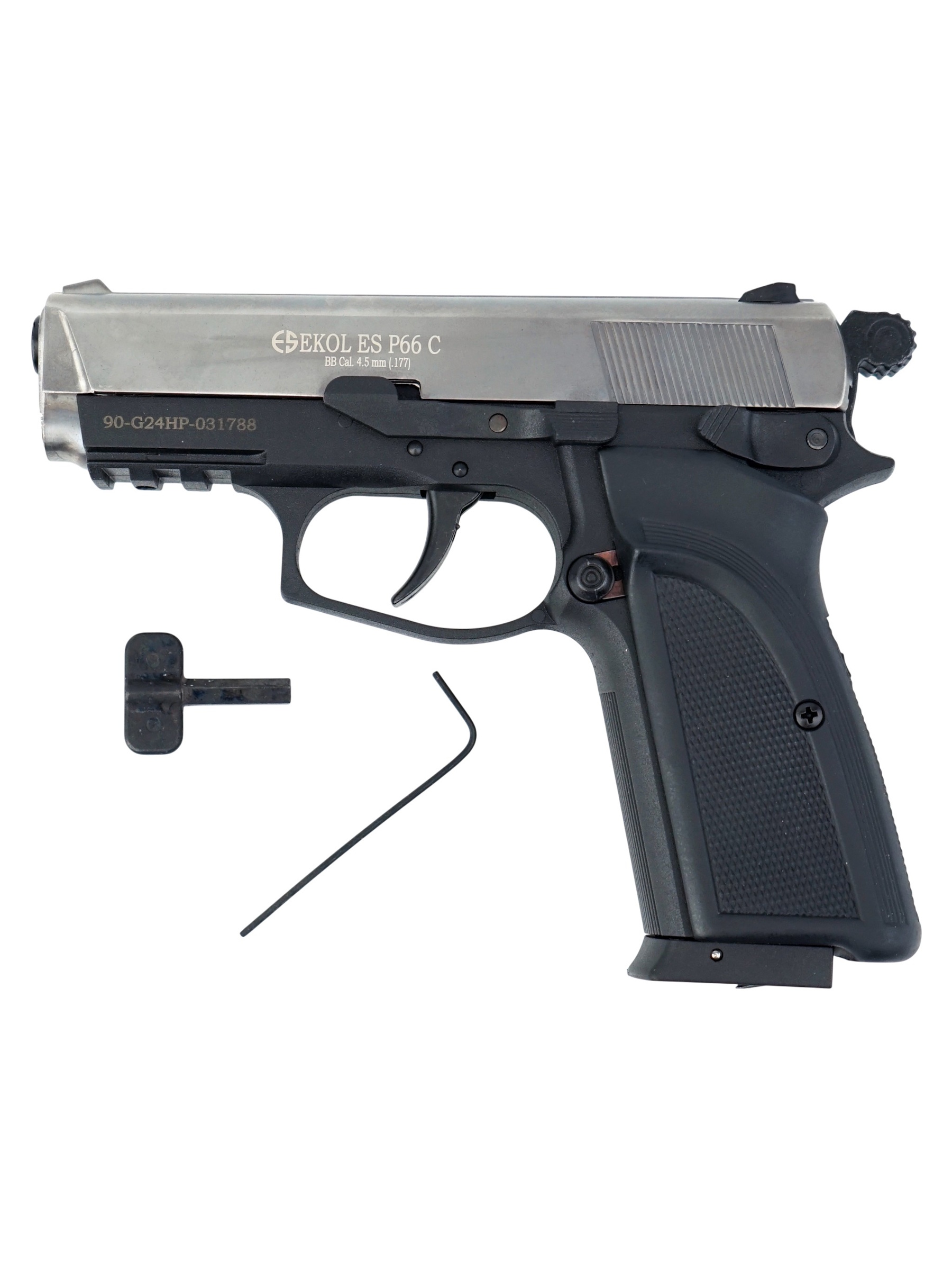 Пистолет пневм. EKOL ES P66 C Black, (металл) кал. 4,5 мм, 3 Дж