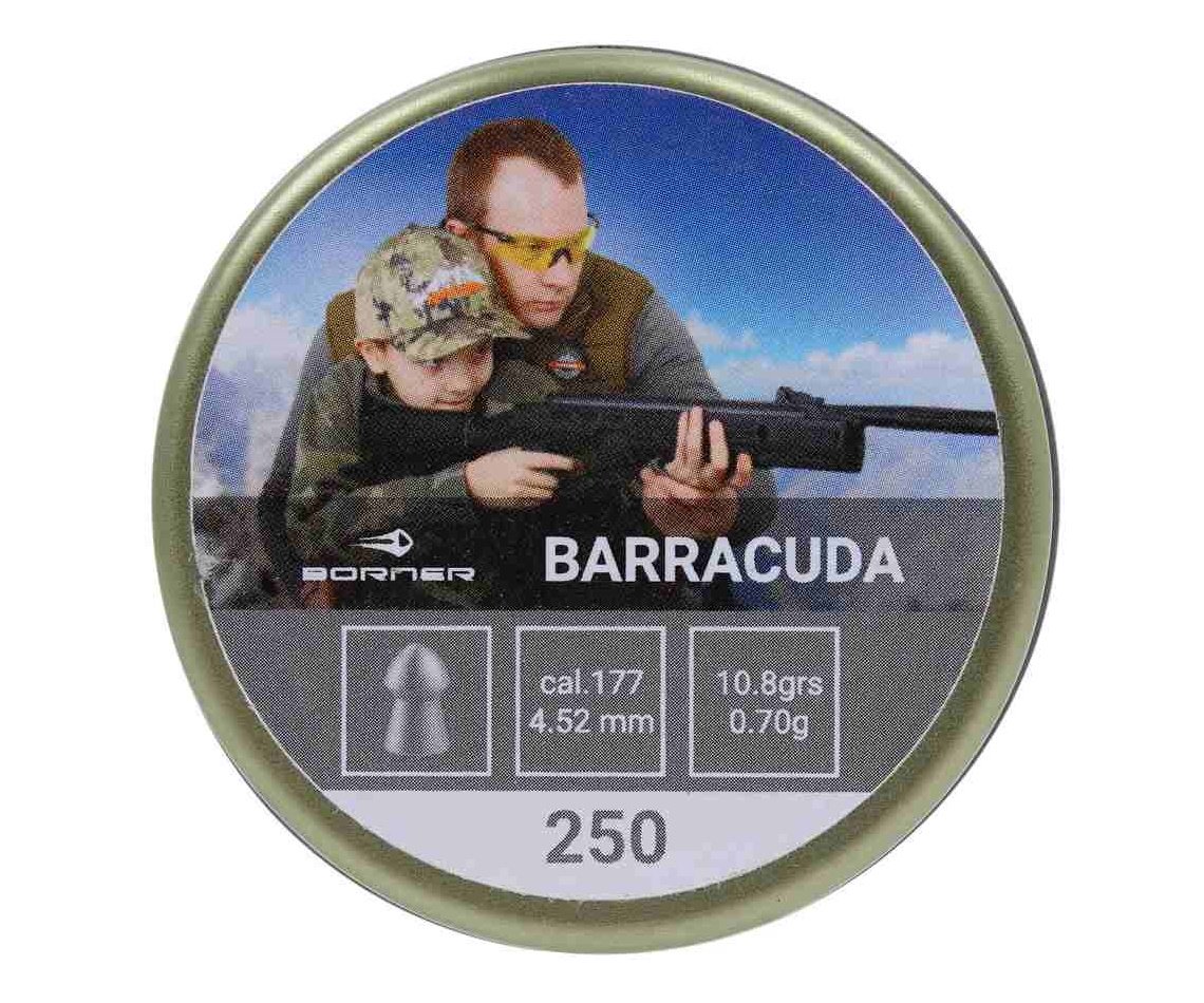 Пули пневматические Borner Barracuda 4,5 мм, 0,70 г (250 штук)