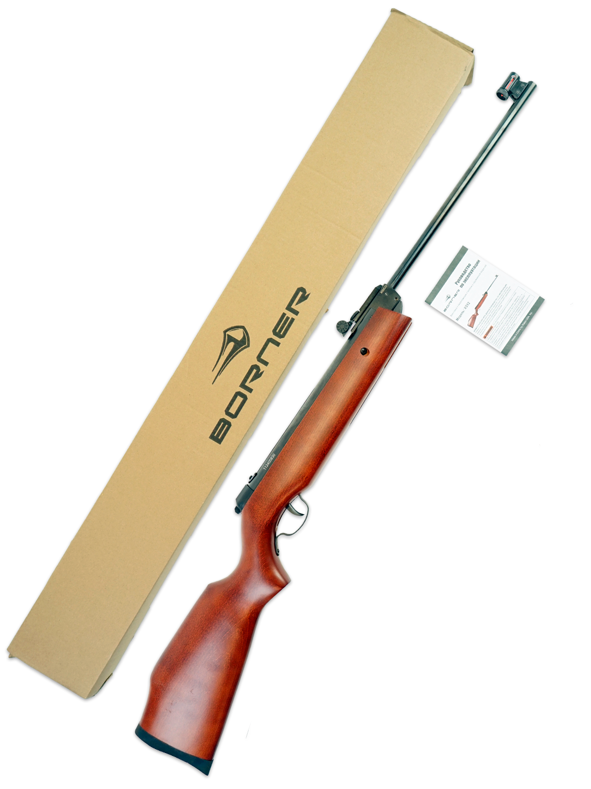 Винтовка пневматическая Borner Beta Wood Classic ( переломка, дерево,XS12, 3 Дж ) 4.5 мм