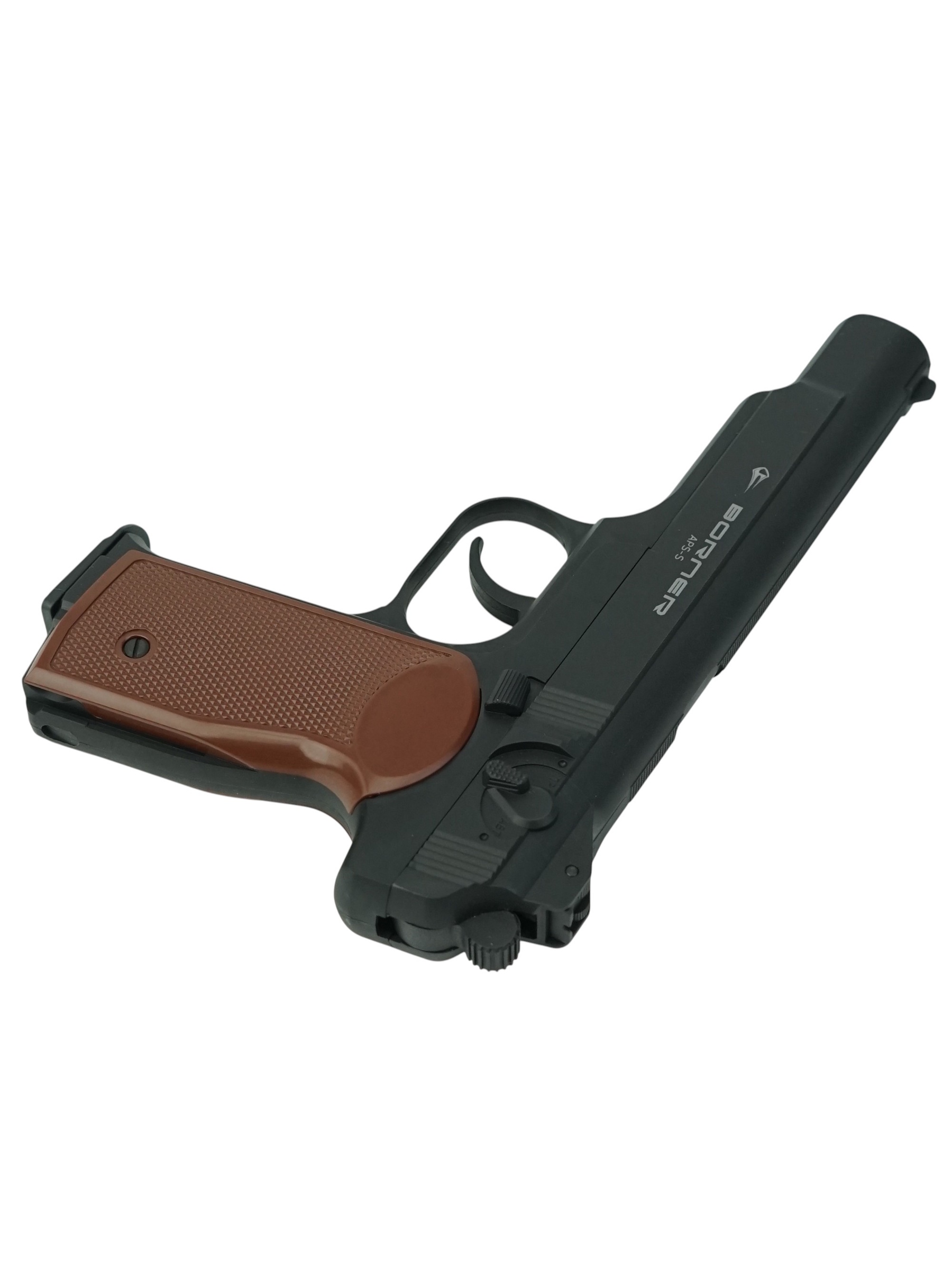 Пистолет пневм. BORNER APS-S Black, кал. 4,5 мм (пластик)/BBs