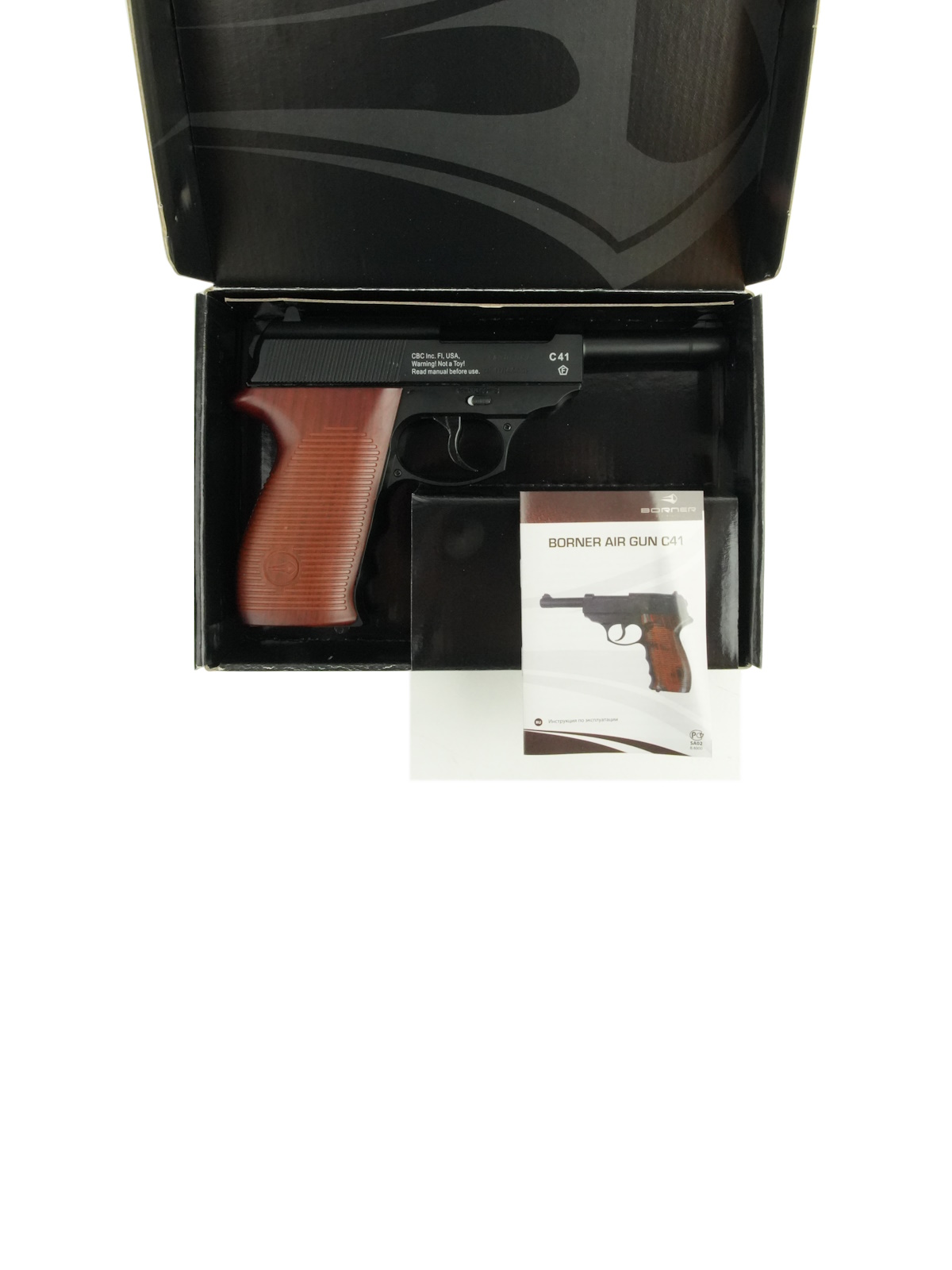 Пистолет пневм. BORNER C41 (Walther P.38), кал. 4,5 мм