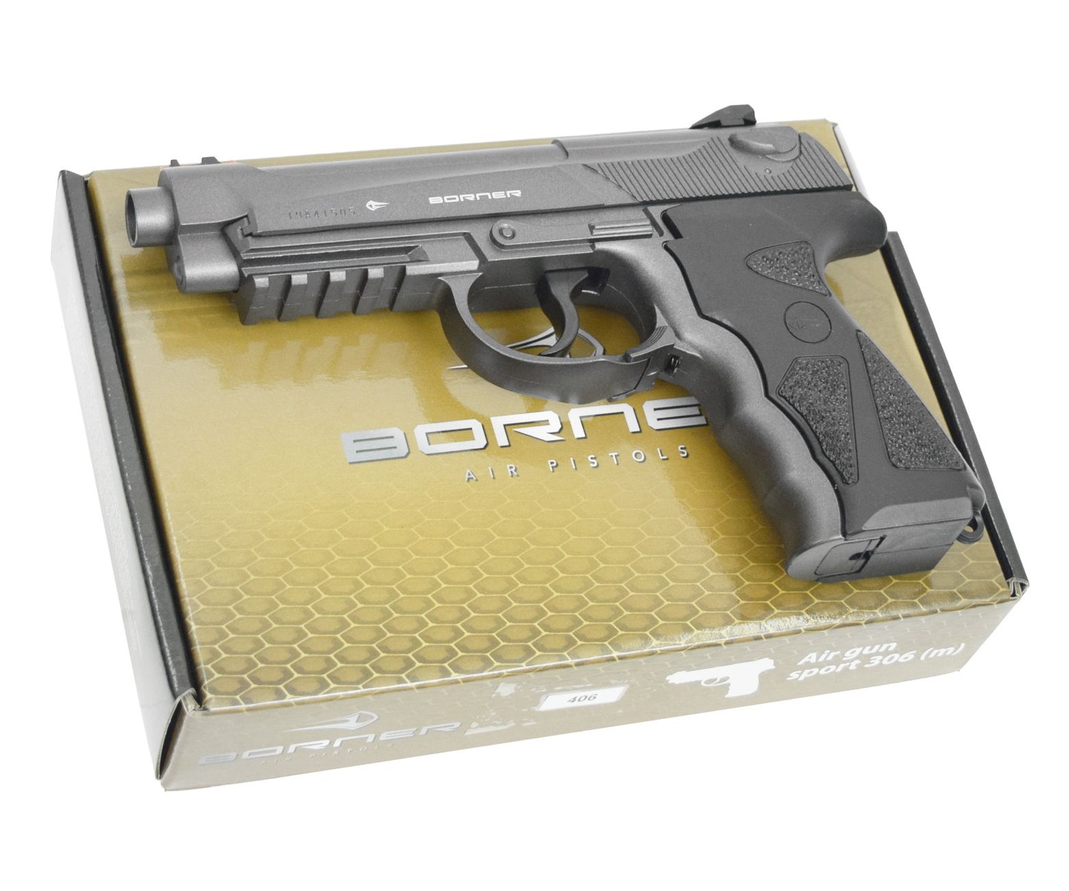 Пистолет пневм. BORNER Sport 306М (Beretta), кал. 4,5 мм