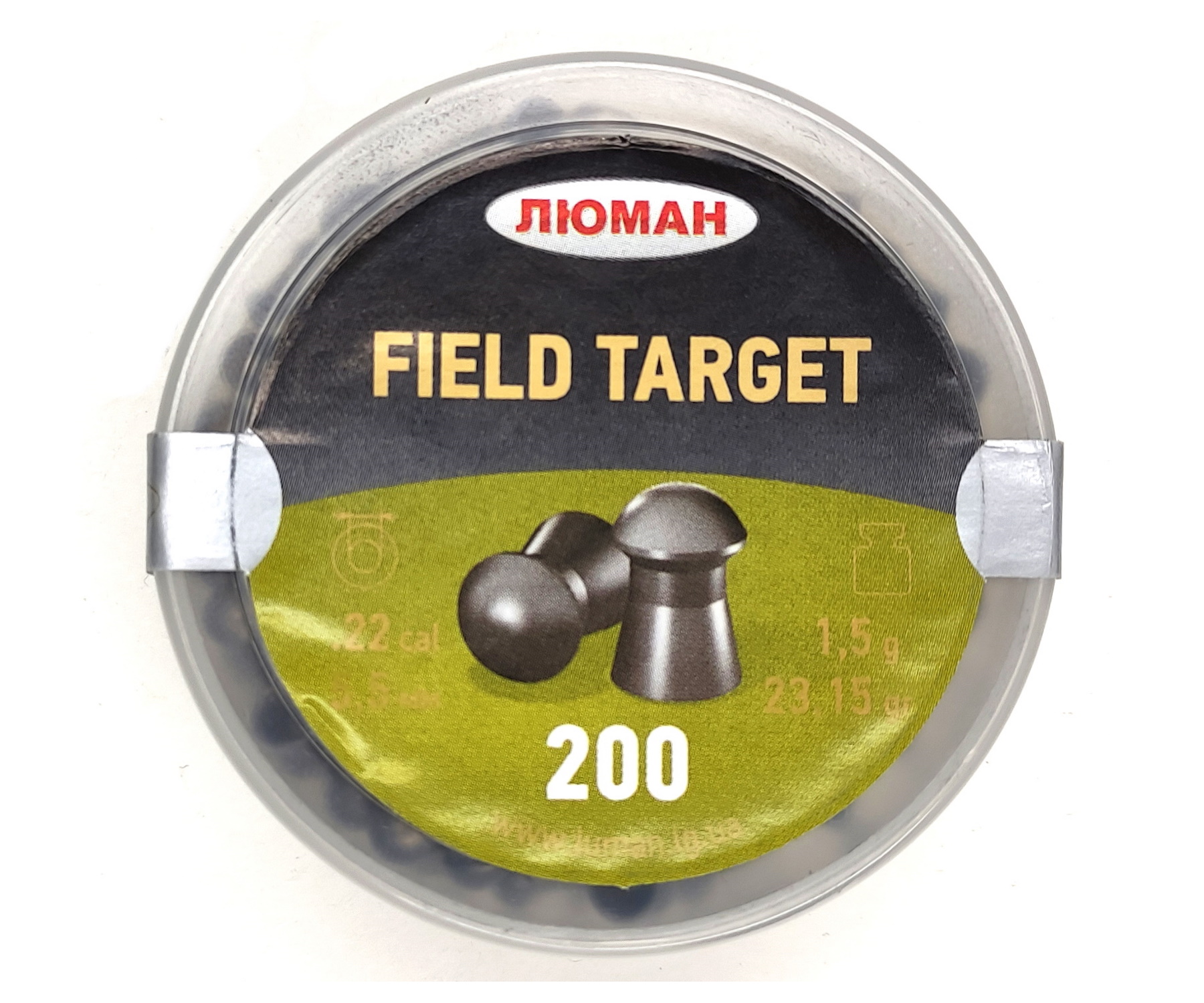 Пули пневматические «Люман» Field Target 5,5 мм, 1,5 г (200 штук)