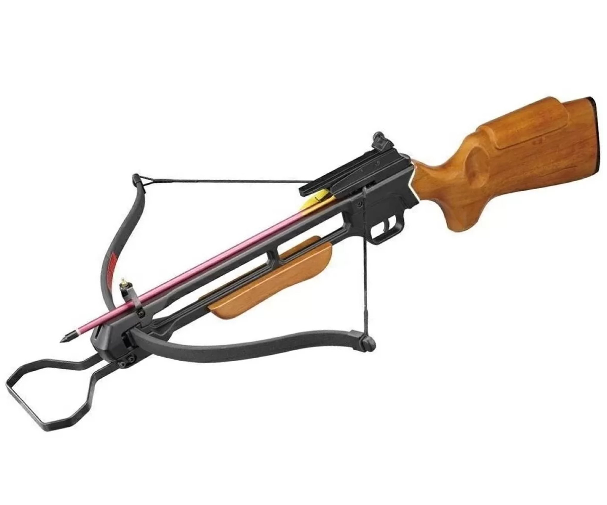 Рекурсивный арбалет Remington Jaeger (дерево, плечи, тетива, стремя, крепеж, 2 стрелы, законцовки)