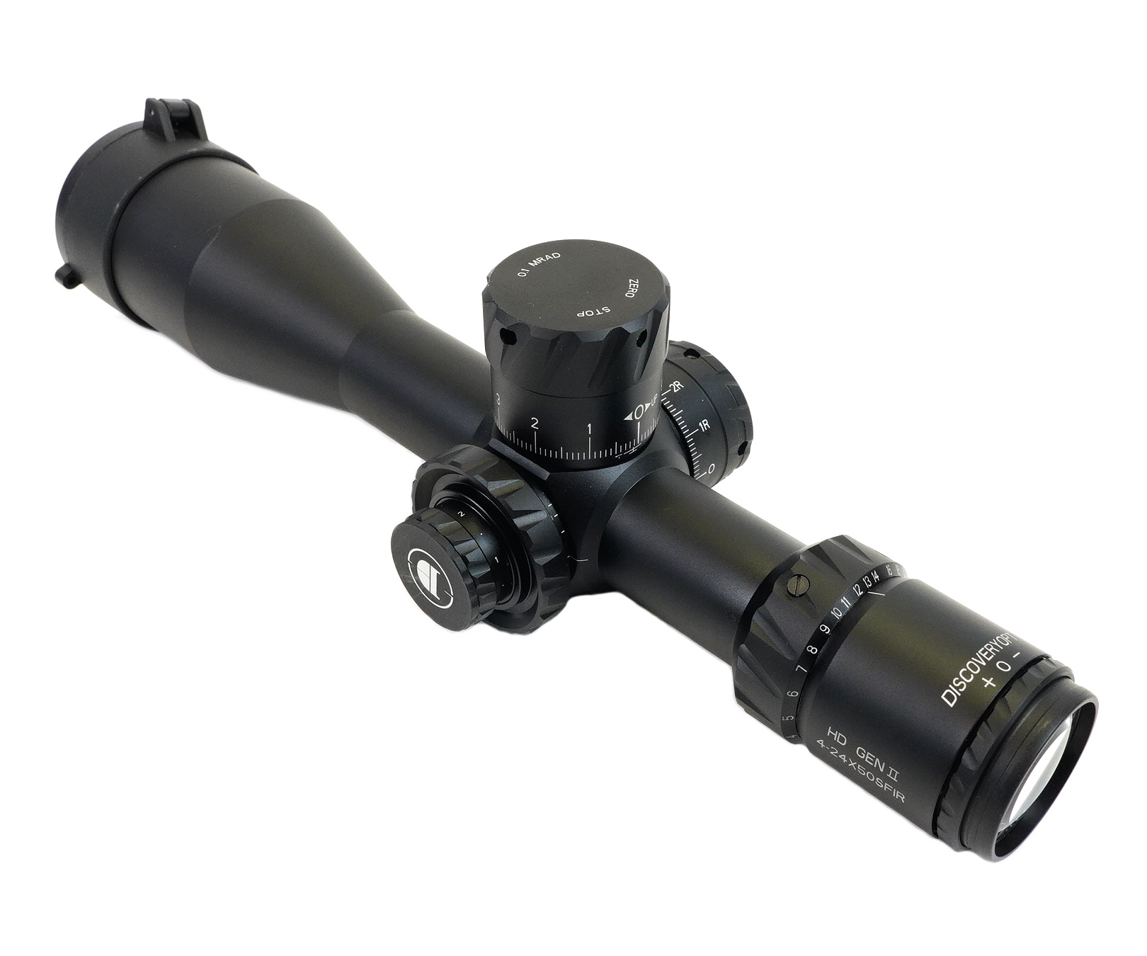 Оптический прицел Discovery HD-Gen2 4-24x50SFIR FFP, Zero Stop, 34 мм, на Weaver