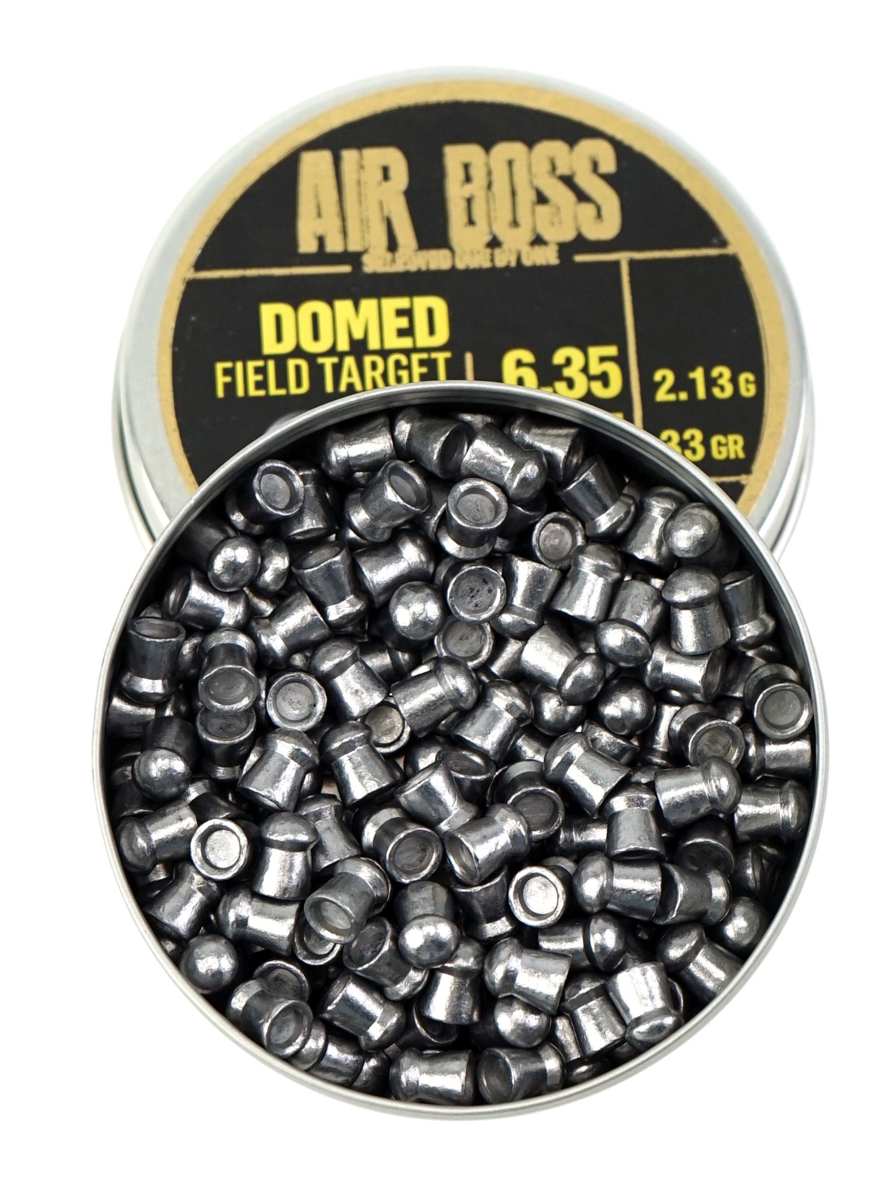 Пули пневматические Apolo Air Boss Domed Field Target 6,35 мм, 2,13 г (200 штук)