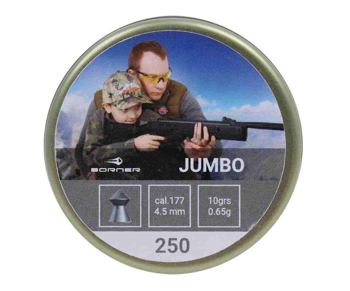 Пули пневматические Borner Jumbo 4,5 мм, 0,65 г (250 штук)