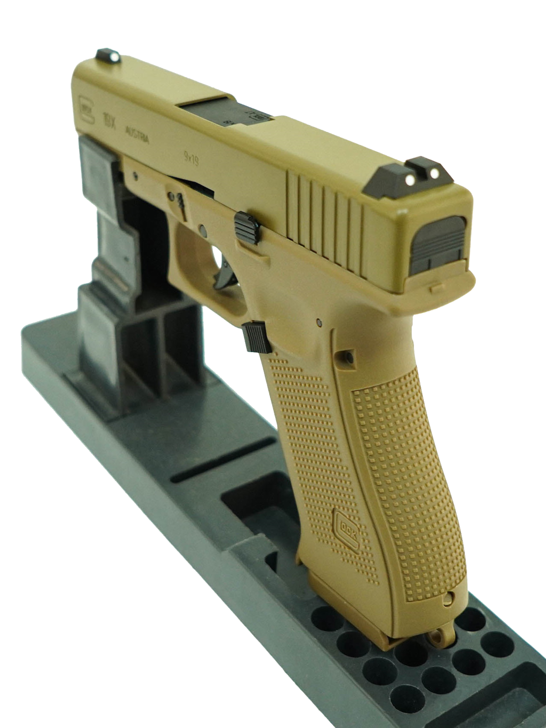 Пневматический пистолет Umarex Glock 19X Tan (Blowback) кал.4,5мм (метал, цвет песок, BB)