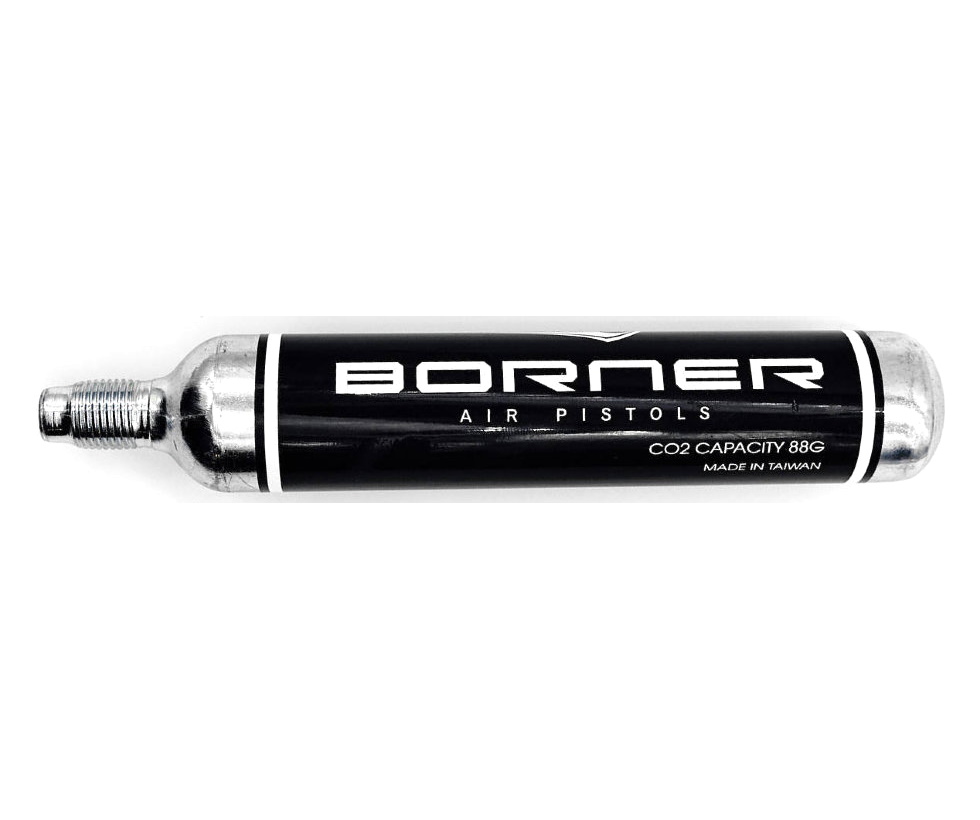 Баллон CO₂ Borner для пневматики, 88 грамм
