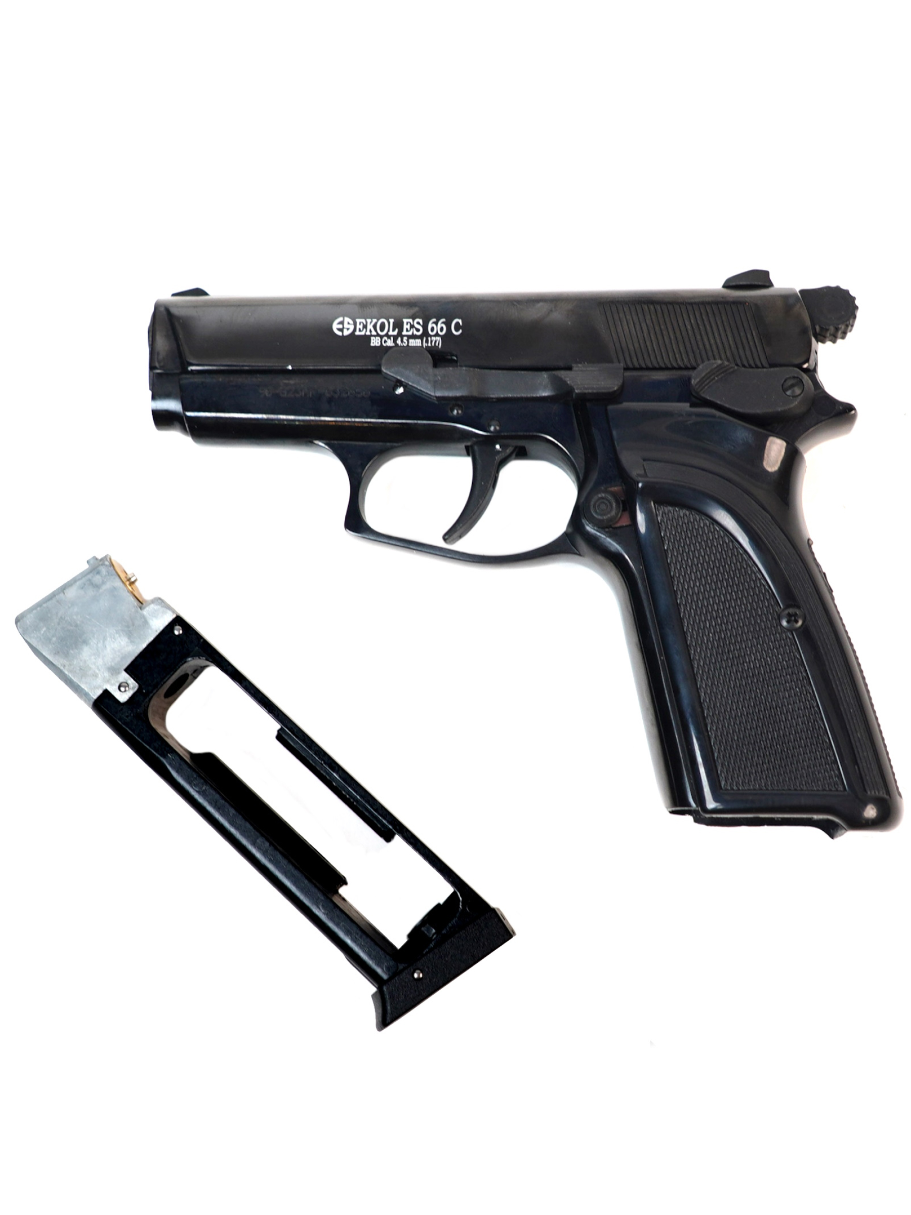 Пистолет пневм. EKOL ES 66 C Black, (металл) кал. 4,5 мм, 3 Дж