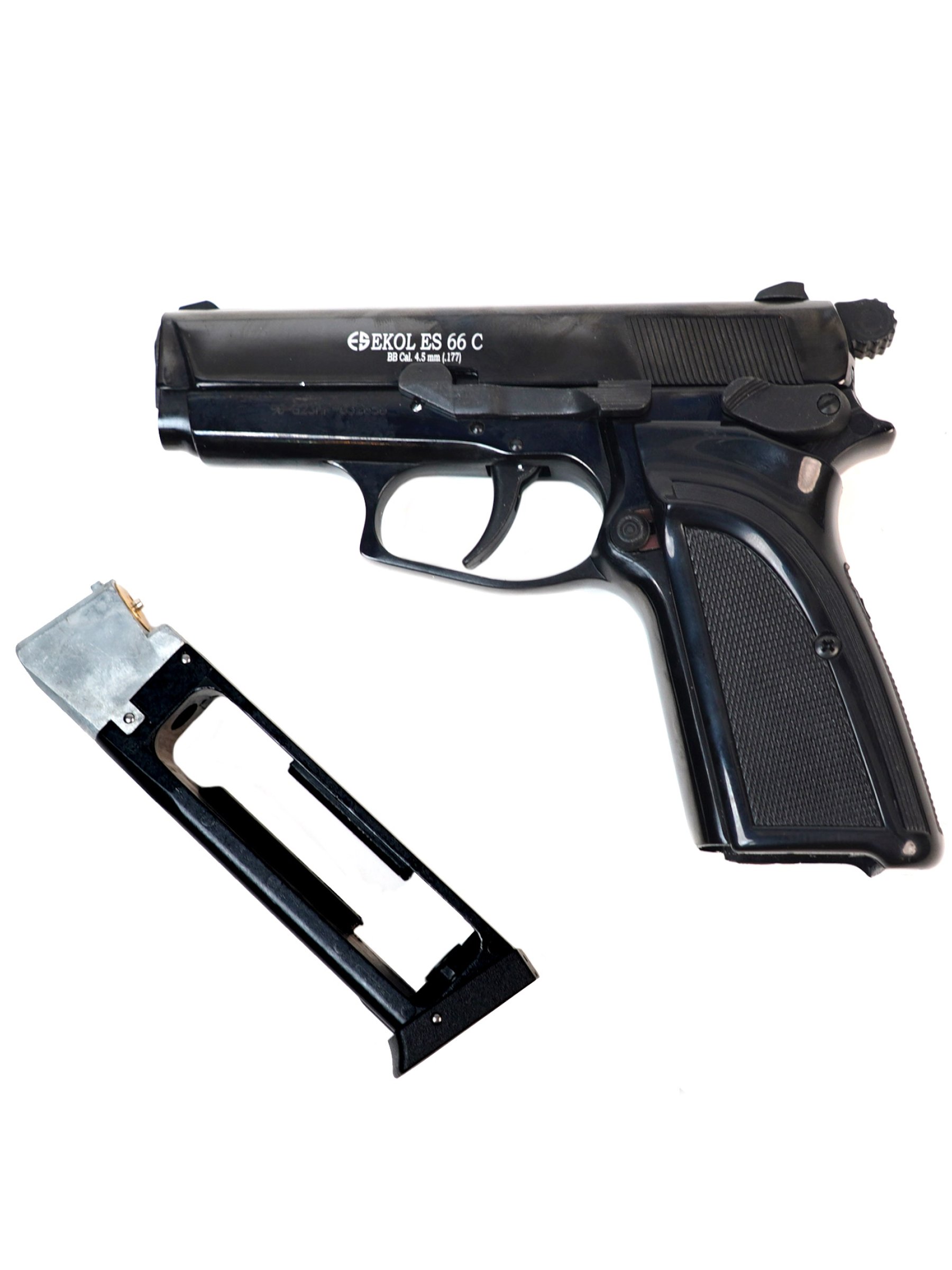 Пистолет пневм. EKOL ES 66 C Black, (металл) кал. 4,5 мм, 3 Дж